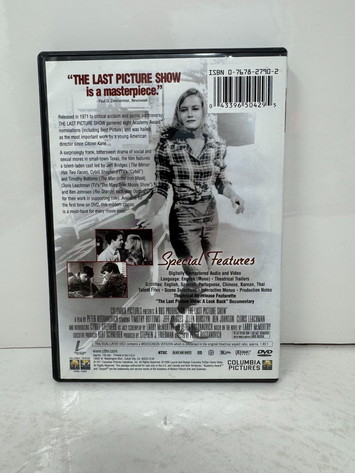 The Last Picture Show (DVD) Drama Good Condition!!!