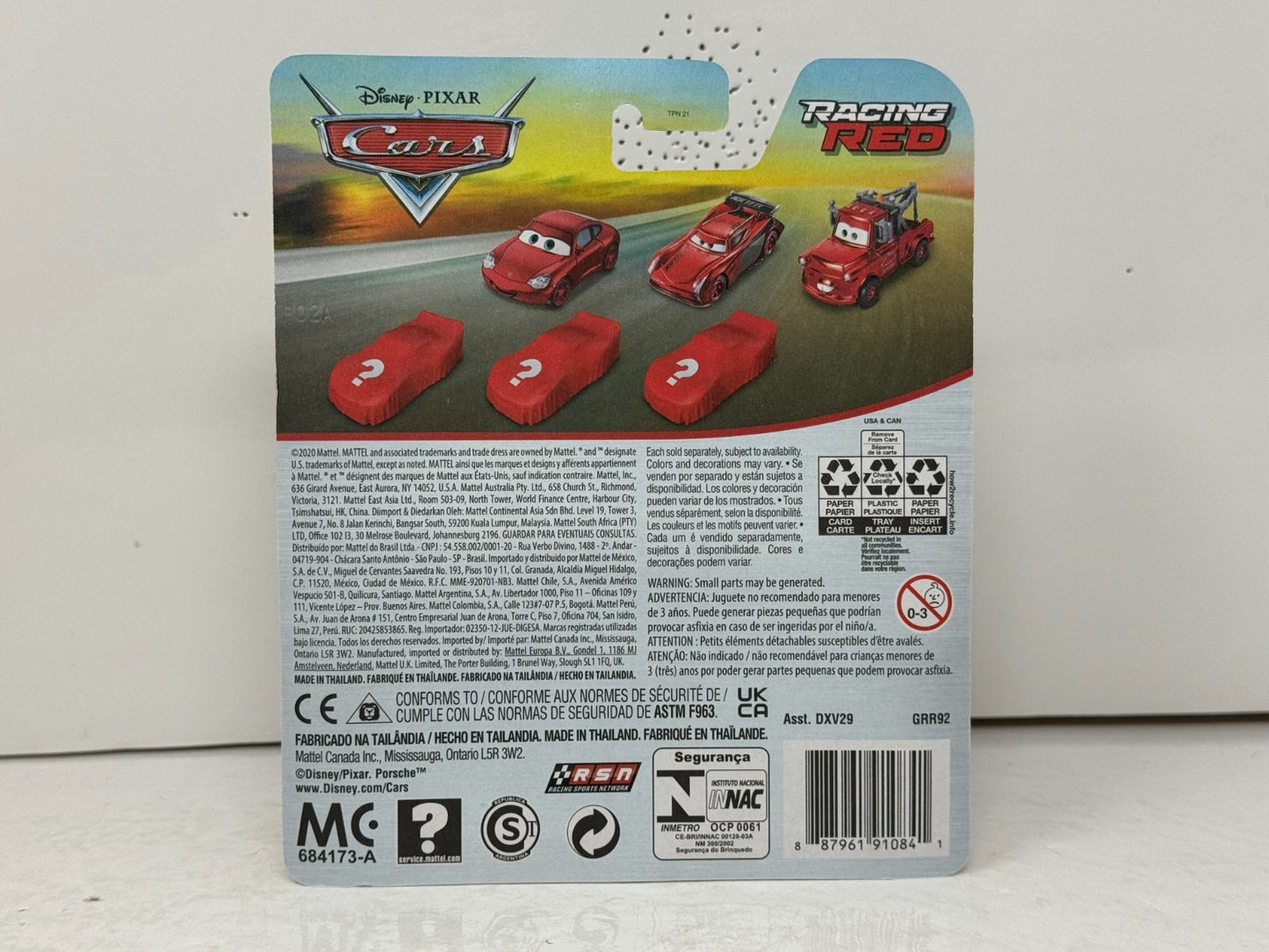 Disney Pixar Cars Sally Racing Red 2021 Metal 1:55 Diecast