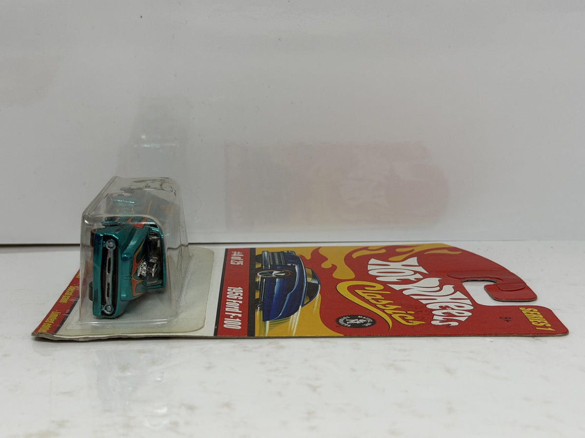 Hot Wheels Classics Series 1 1956 Ford F-100 1:64 Diecast Blue