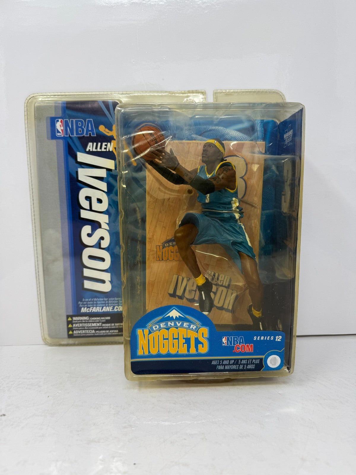 McFarlane NBA Allen Iverson Denver Nuggets Series 12 Figure