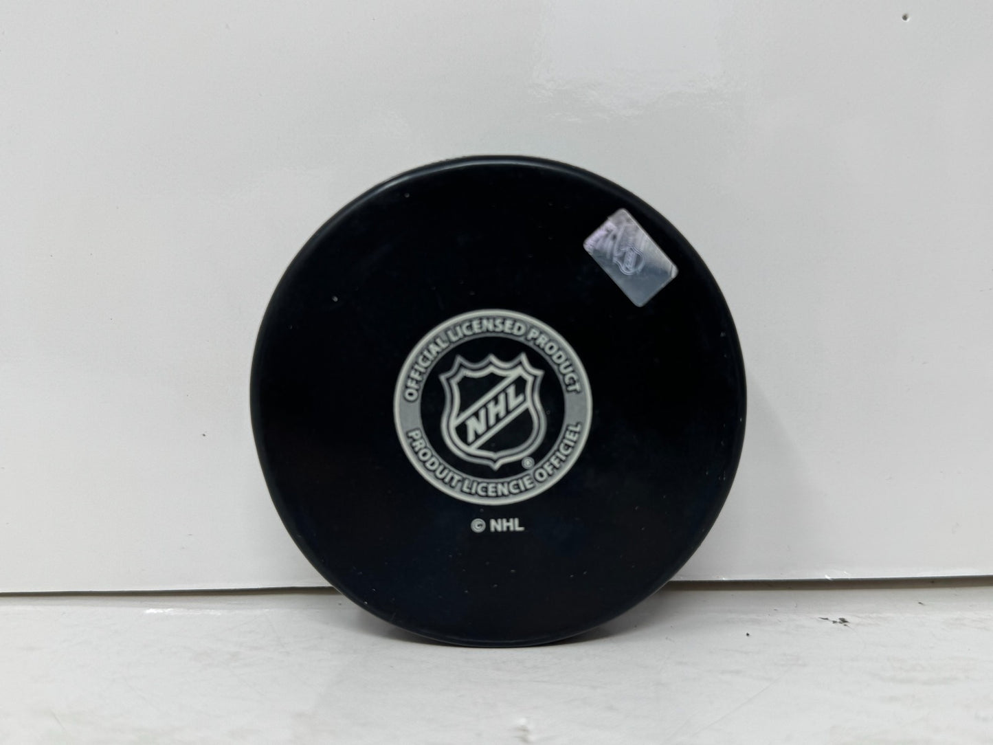 Stu Barnes Dallas Stars Signed NHL Autograph Puck Blue Auto