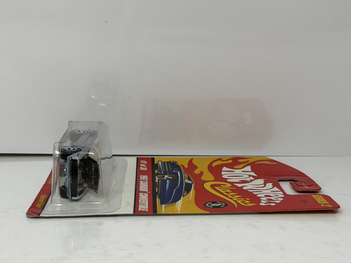 Hot Wheels Classics Series 2 1967 Camaro Convertible 1:64 Diecast Chrome