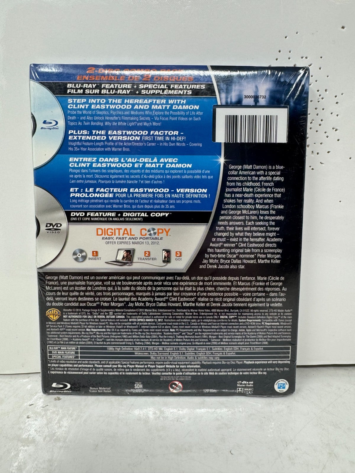 Hereafter (DVD) Matt Damon Drama New and Sealed!!!