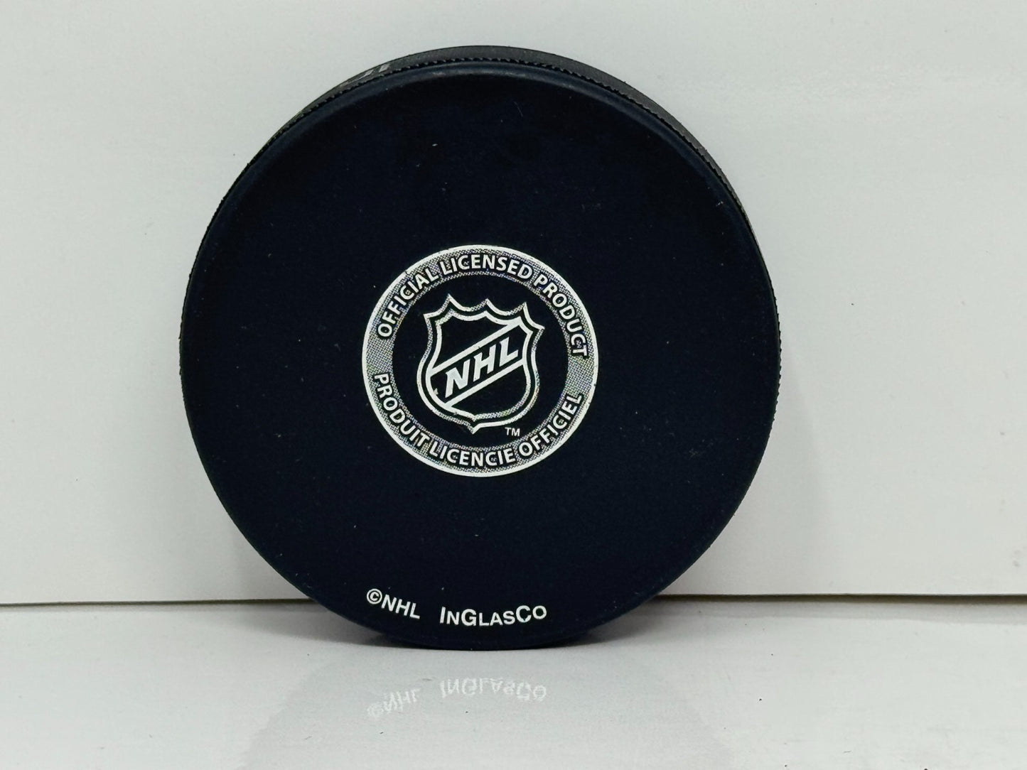 Jonathan Huberdeau Florida Panthers Signed NHL Autograph Puck Gold Auto