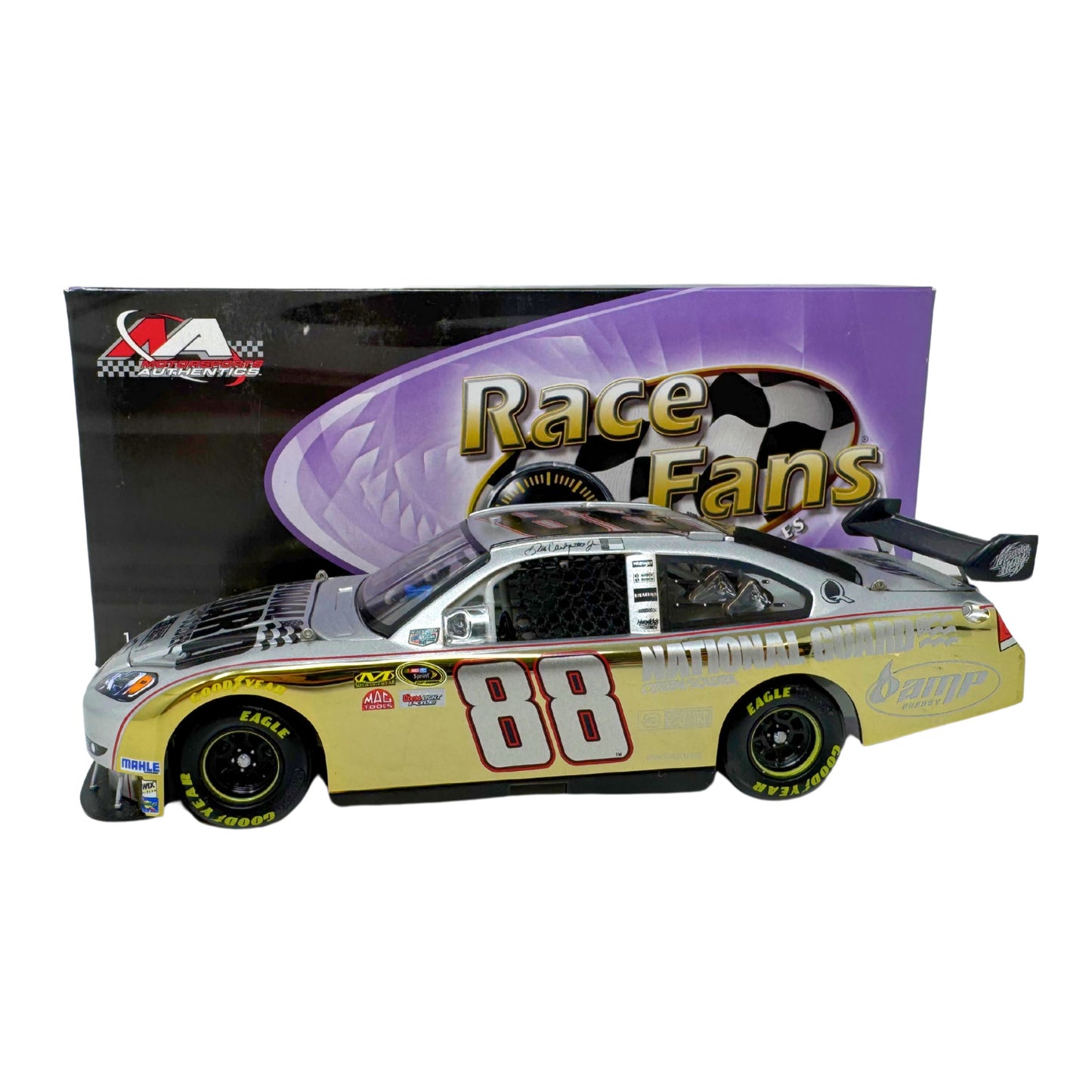 Motorsports Authentics Nascar #88 Dale Earnhardt Jr. Gold Chrome 1:24 Diecast
