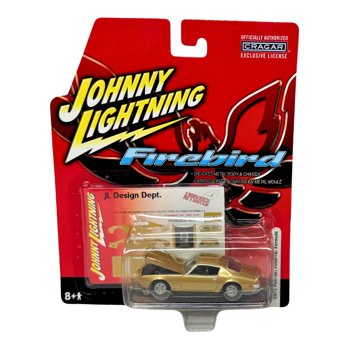 Johnny Lightning Firebird 1971 Pontiac Firebird Formula 1:64 Diecast