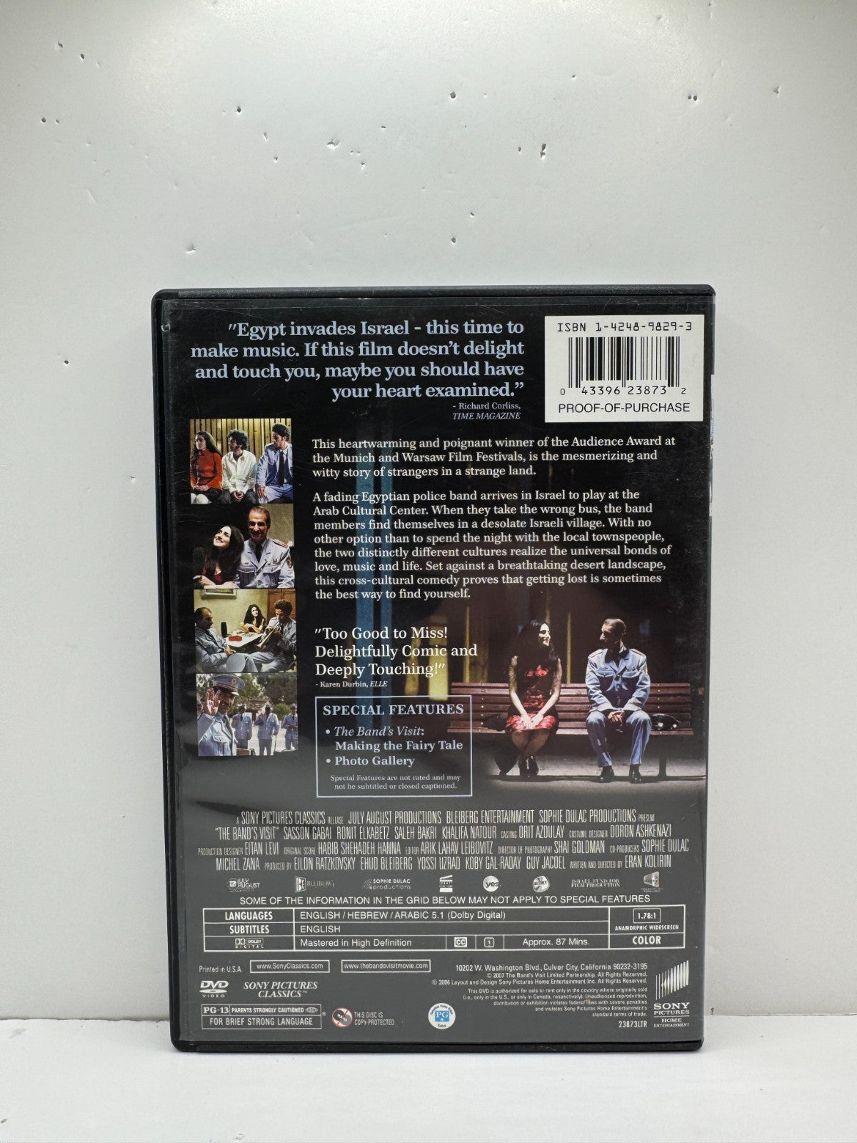 The Band’s Visit (DVD) Ronit Elkabetz Drama