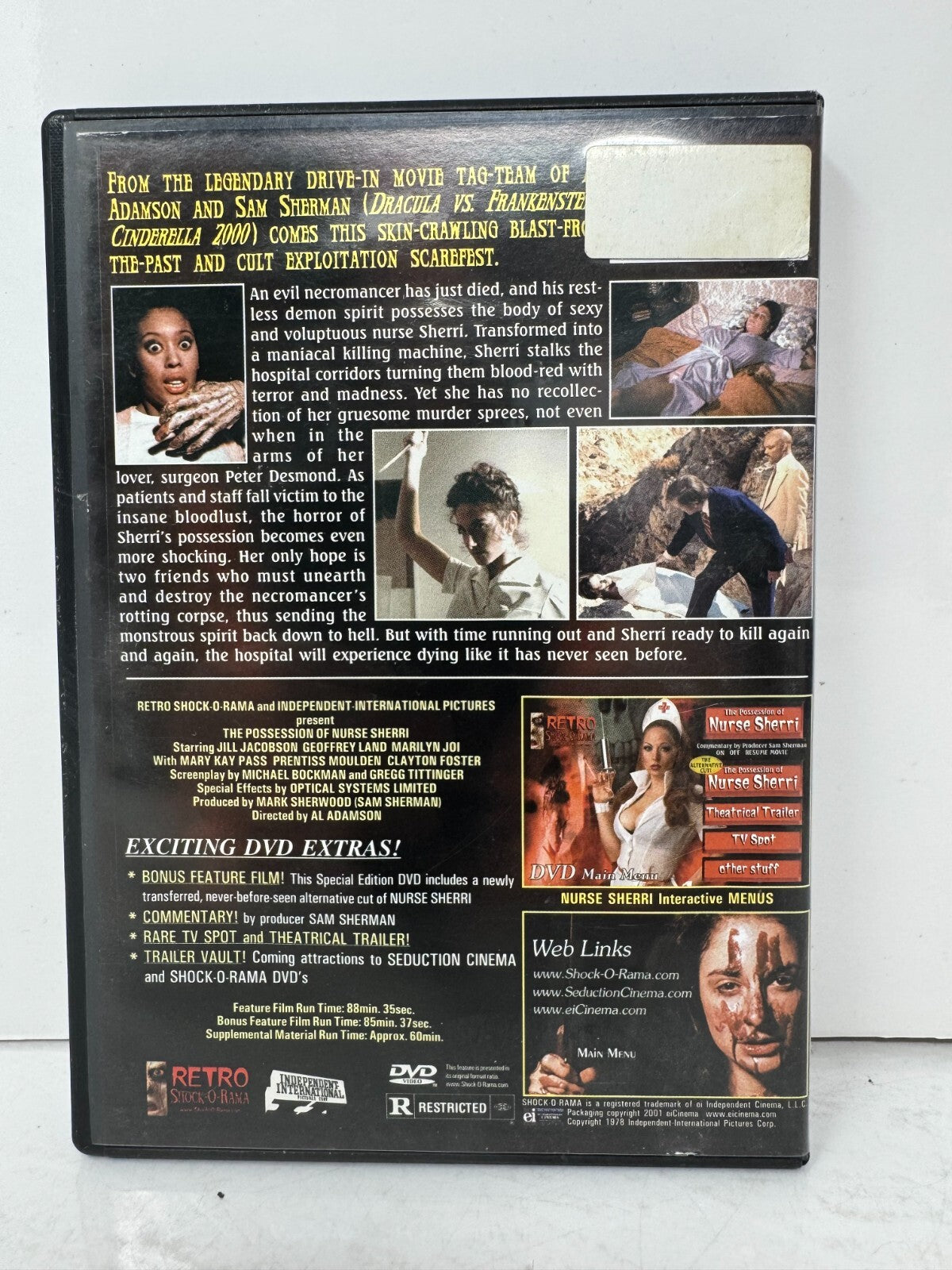 The Possession of Nurse Sherri (DVD) Horror Good Condition!!!
