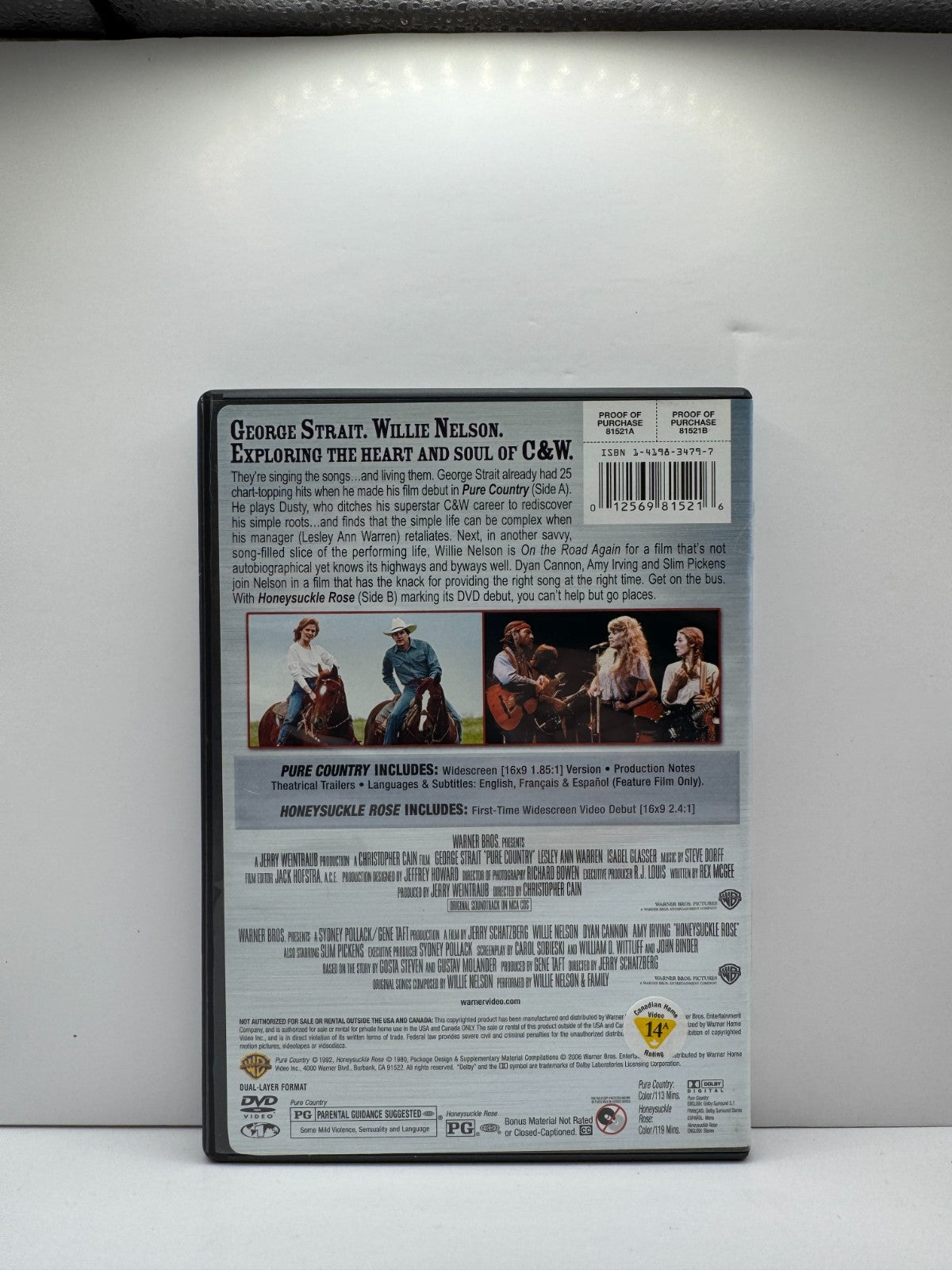 Pure Country Honeysuckle Rose (DVD) Movie Collection