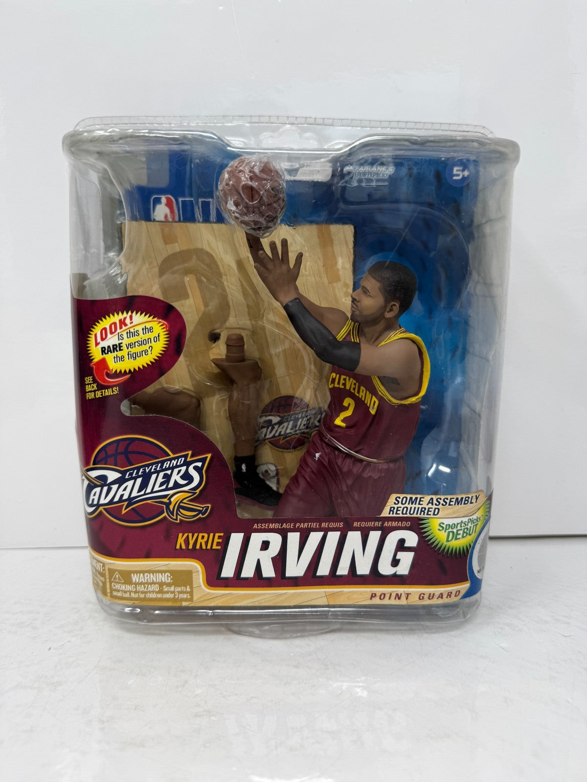 McFarlane NBA Kyrie Irving Cleveland Cavaliers Series 22 Debut Figure