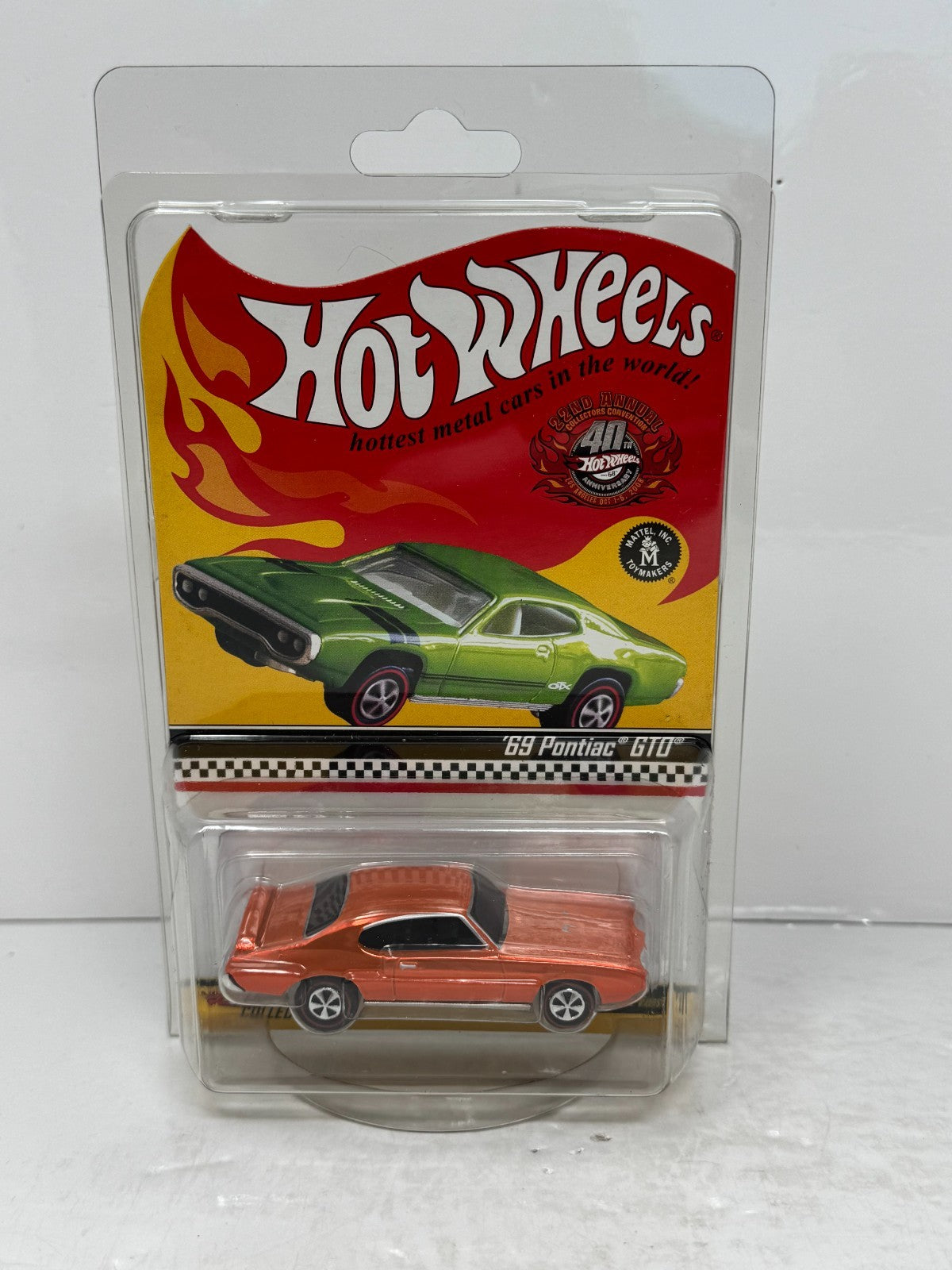 Hot Wheels RLC Red Line Club Convention Series 1969 Pontiac GTO 1:64 Diecast