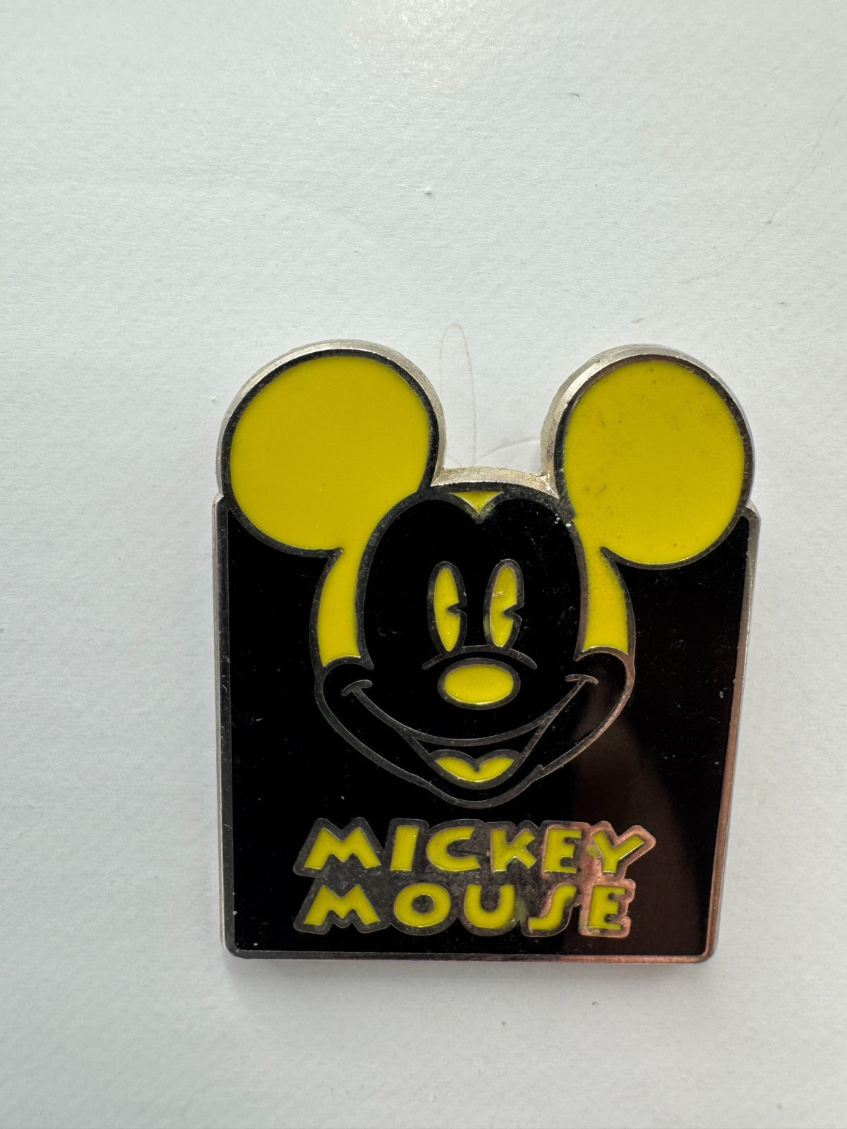 Disney Mickey Mouse Expression Happy Yellow Trading Pin DC2S1