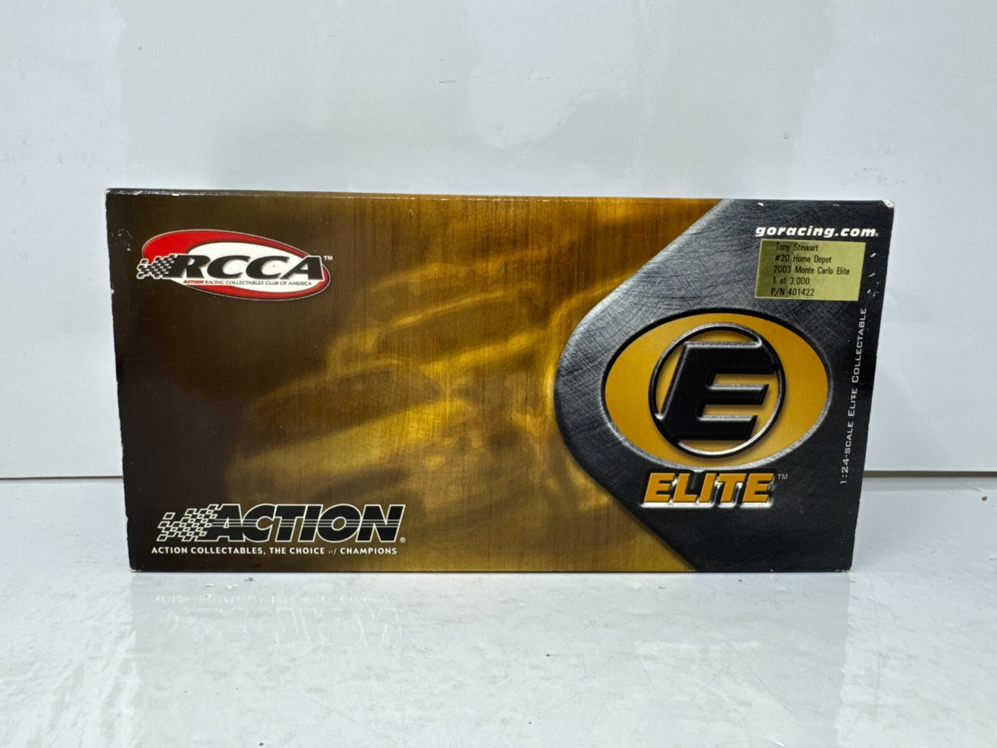 Action Nascar #20 Tony Stewart Home Depot 2003 Monte Carlo Elite 1:24 Diecast