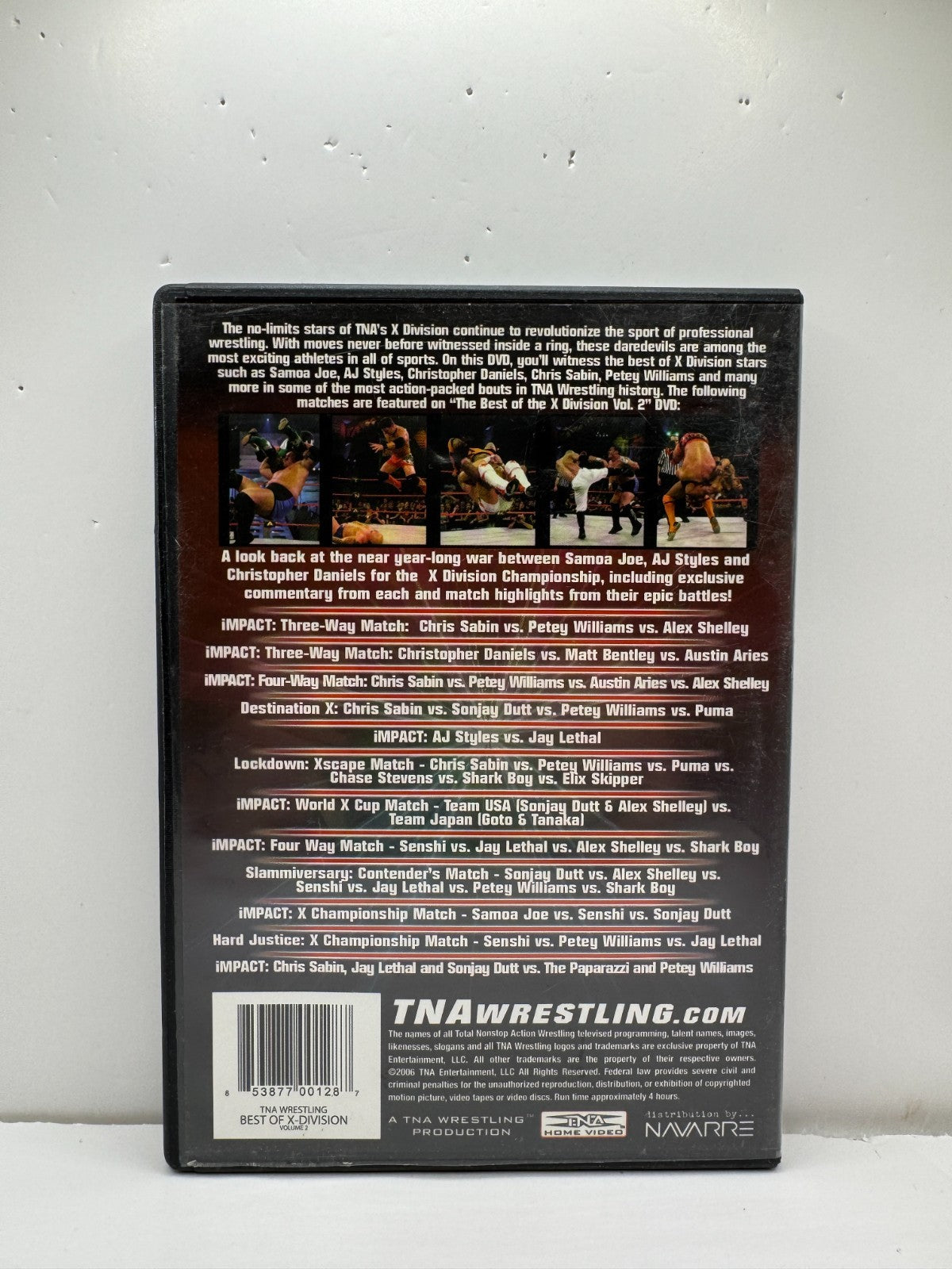 TNA Best of the X Division Vol 2 (DVD) TNA Wrestling