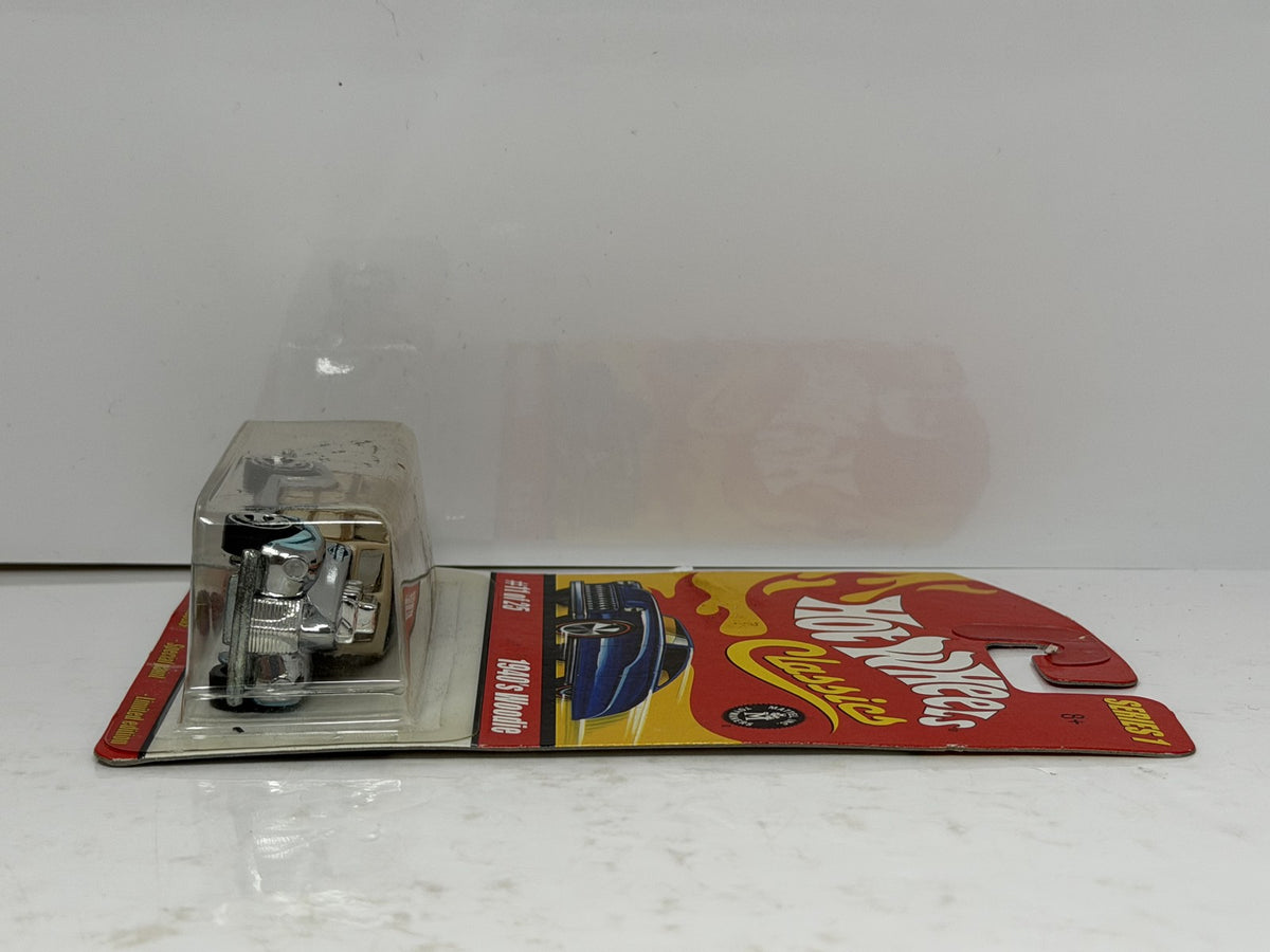 Hot Wheels Classics Series 1 1940s Ford Woodie 1:64 Diecast Chrome