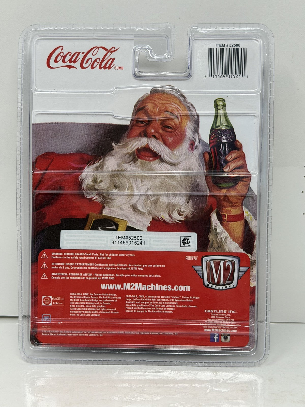 M2 Machines Coca-Cola Santa 1971 Chevrolet Van G10 1:64 Diecast