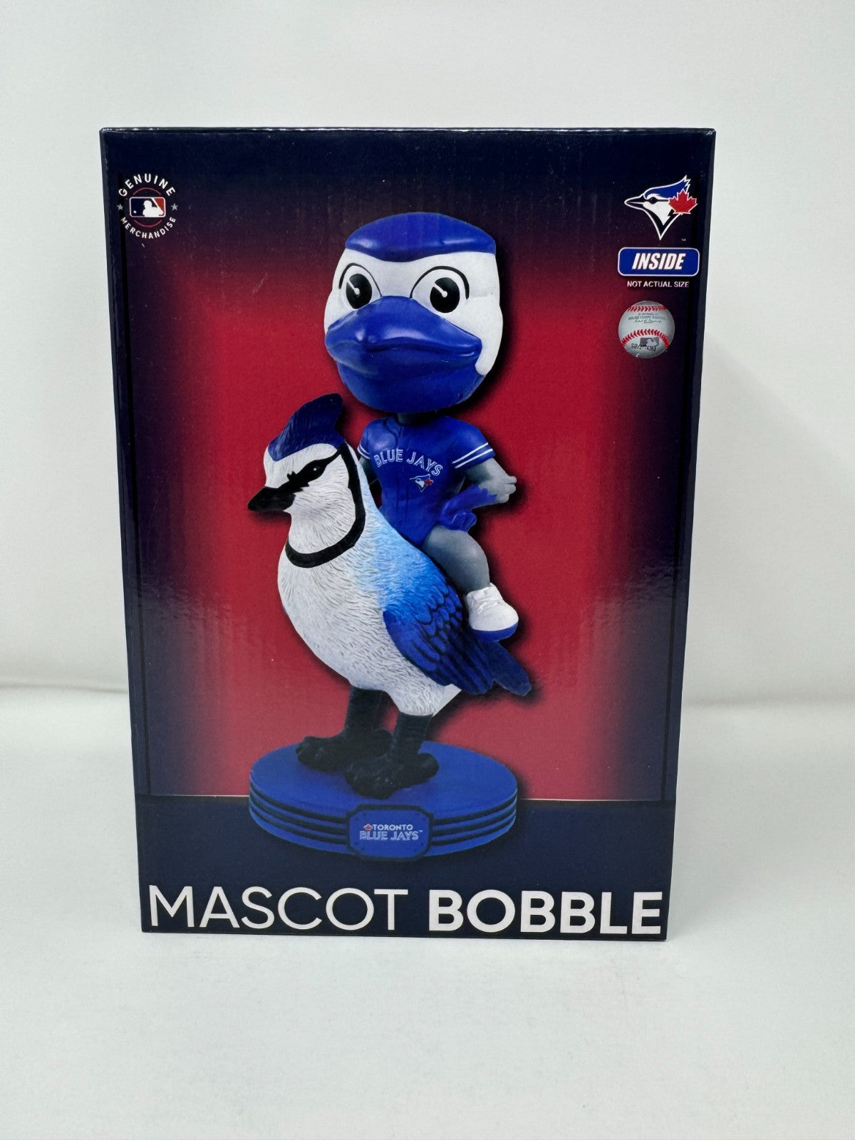FOCO MLB Toronto Blue Jays ACE Mascot Riding Blue Jay Bobblehead