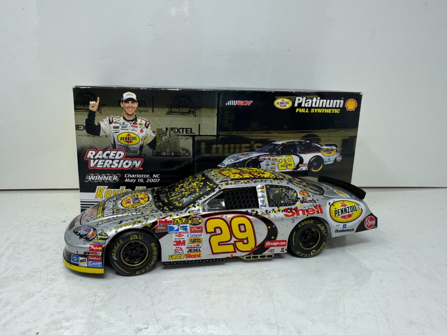 Motorsports Authentics Nascar #29 Kevin Harvick Pennzoil Win 1:24 Diecast
