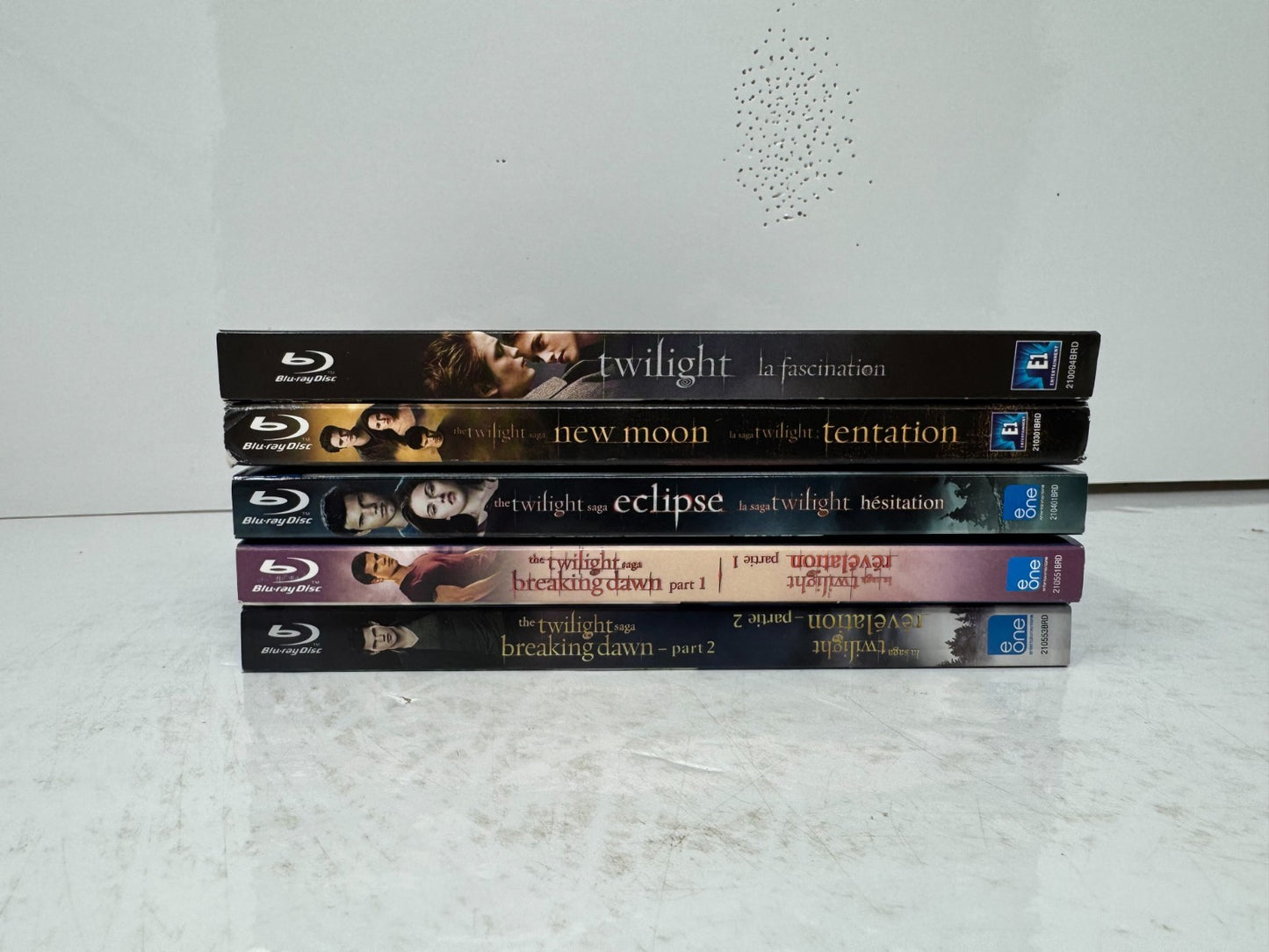 Twilight Saga 1-5 Blu-ray Movie Collection Kristen Stewart Robert Pattinson