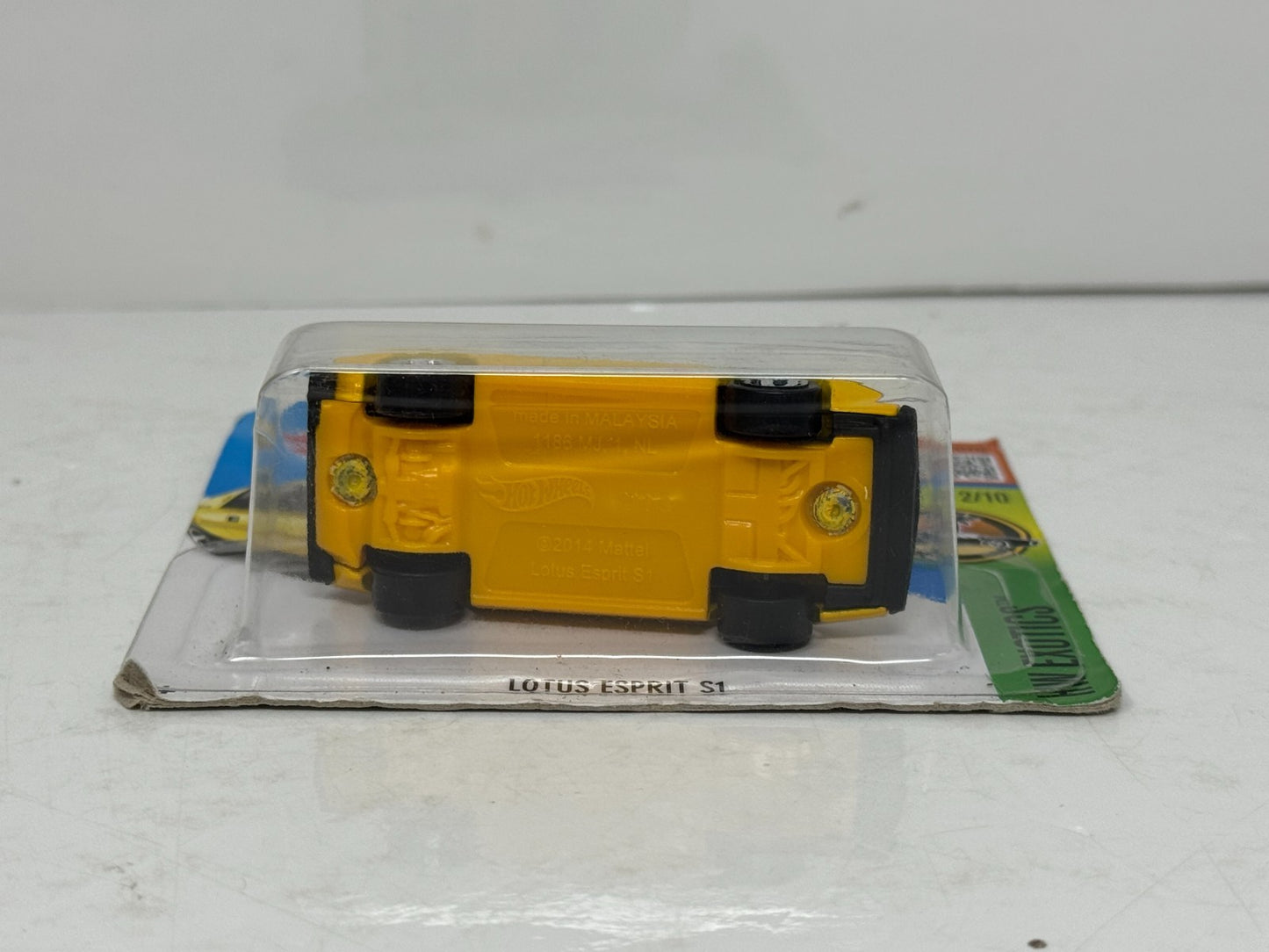 Hot Wheels Exotics Lotus Esprit S1 1:64 Diecast Short Card
