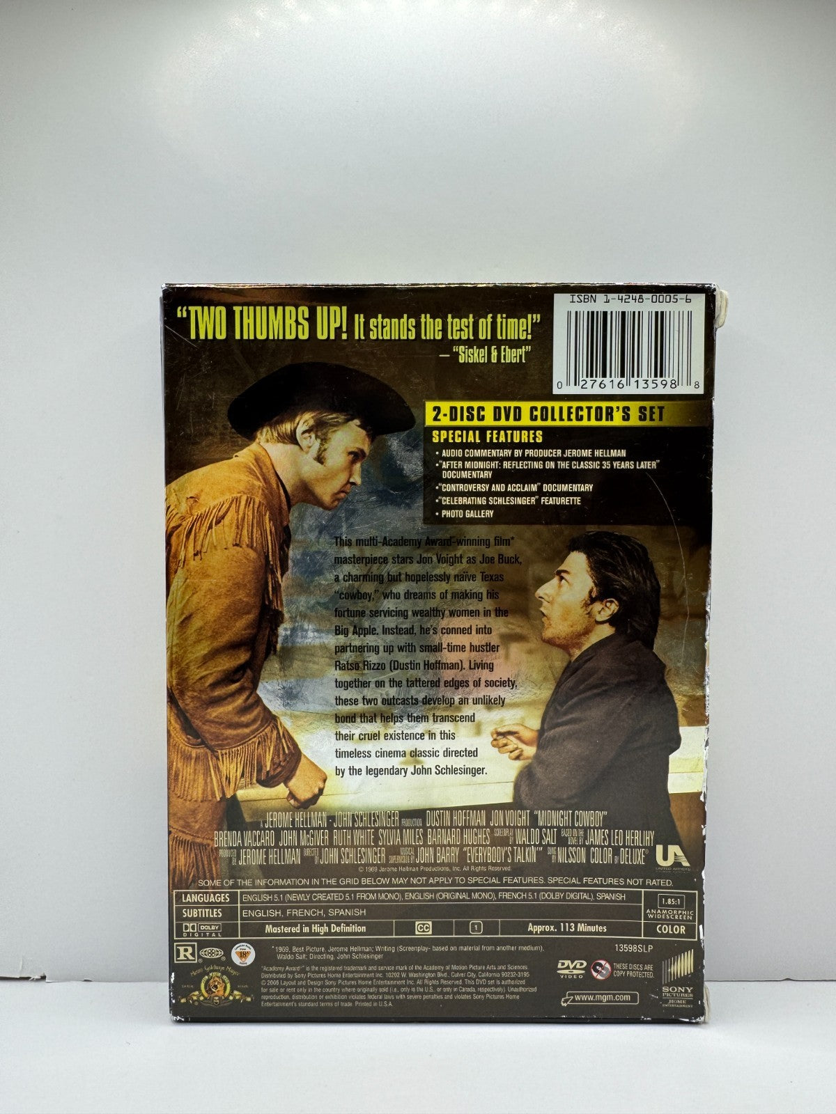 Midnight Cowboy (DVD) Dustin Hoffman Drama