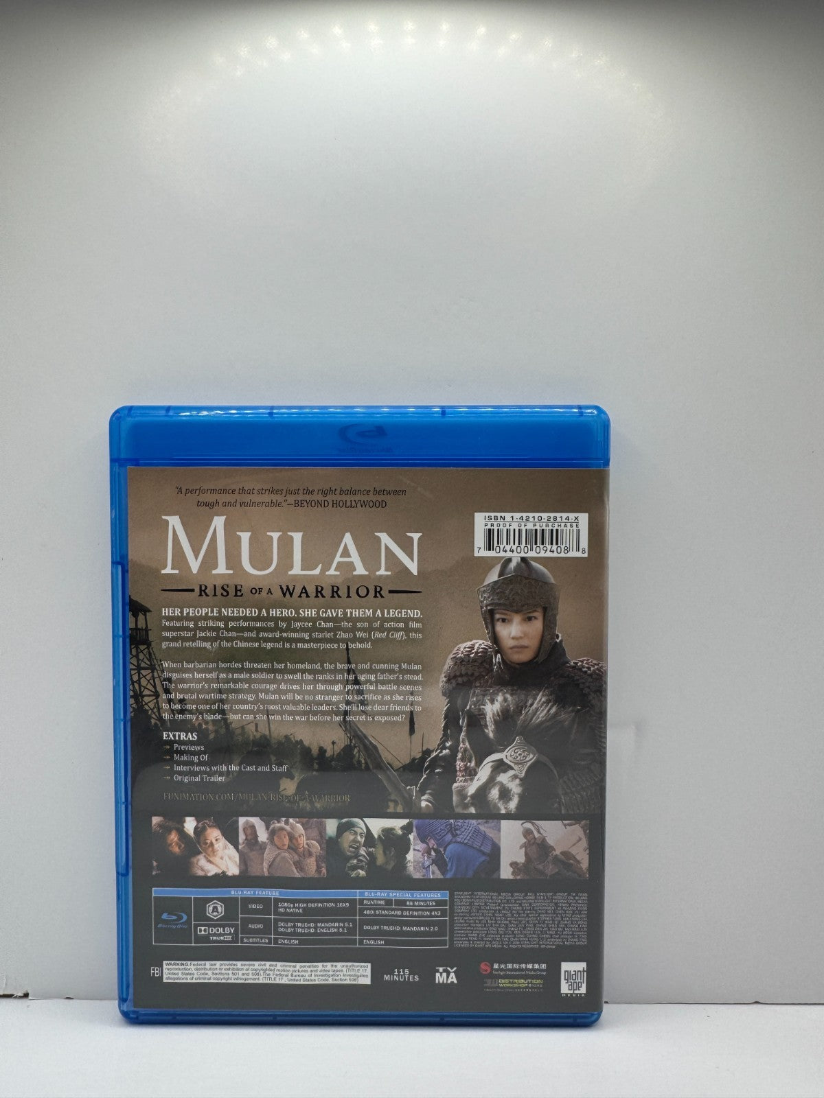 Mulan Rise of a Warrior (Blu-ray) Zhao Wei War