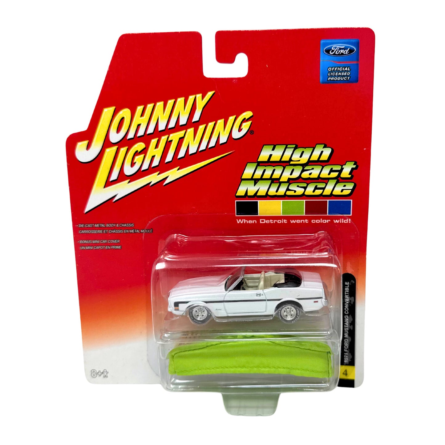 Johnny Lightning High Impact Muscle 1971 Ford Mustang Convertible 164 Diecast