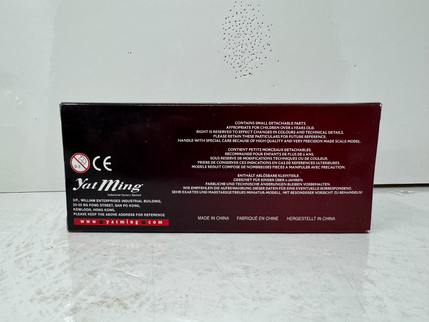 Yat Ming Road Signature Gasoline Gas Pump 1:18 Diecast Vintage Gas Station