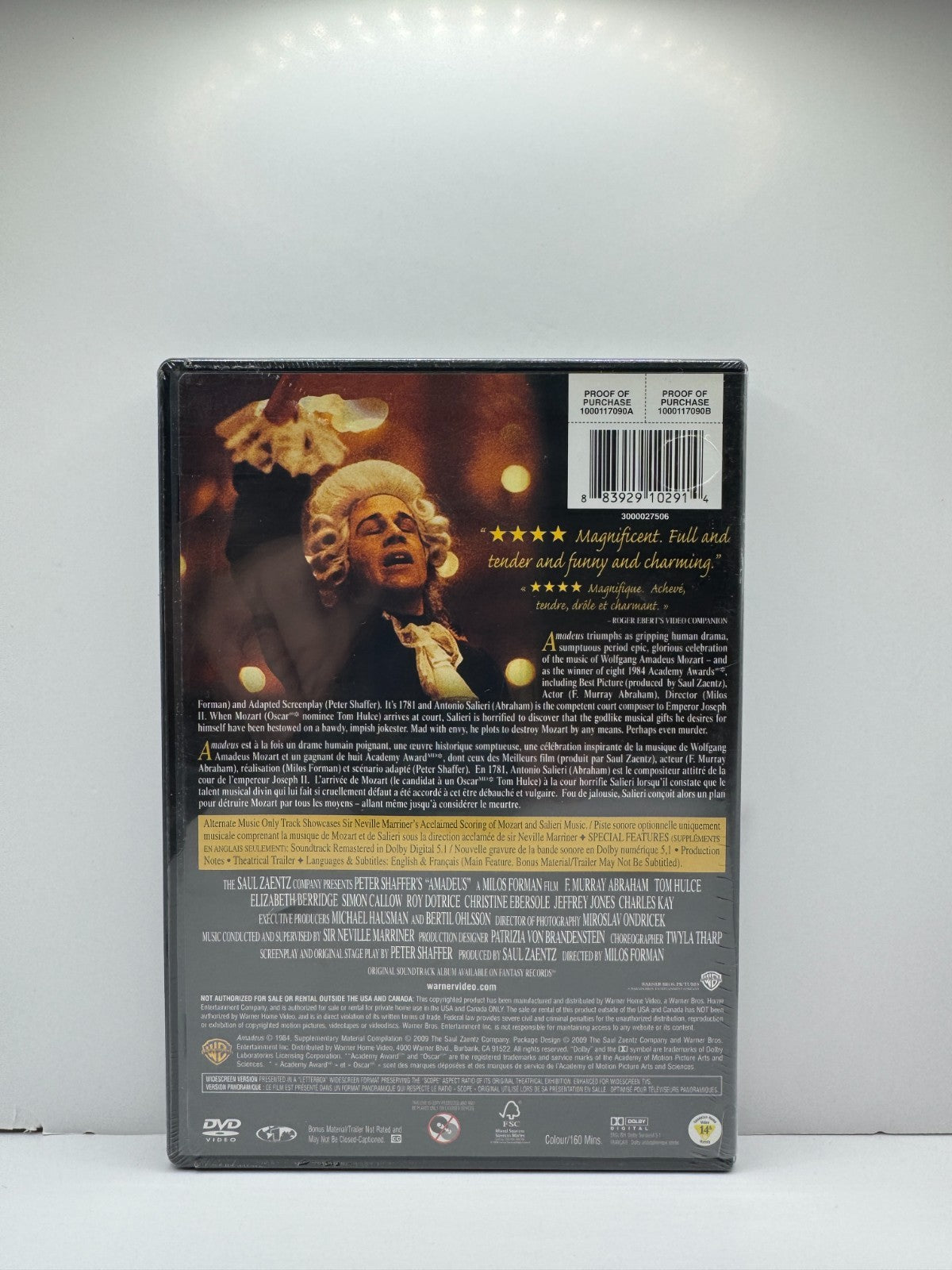 Amadeus (DVD) F. Murray Abraham Drama Sealed!!!