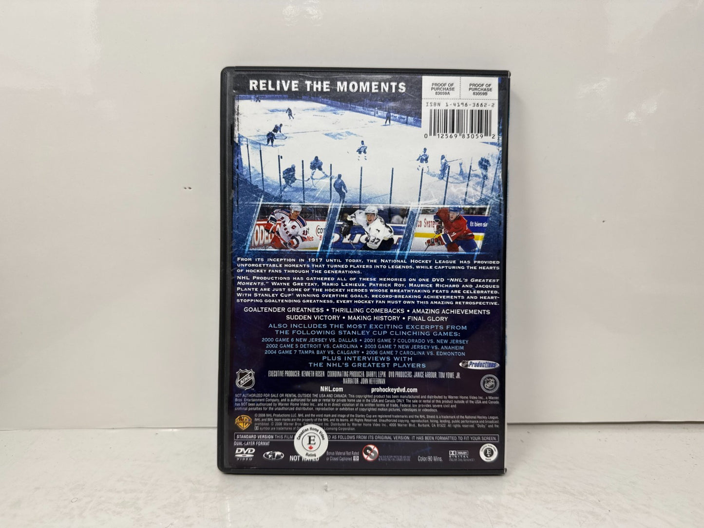 NHL: Greatest Moments (DVD) Sports Good Condition!!!
