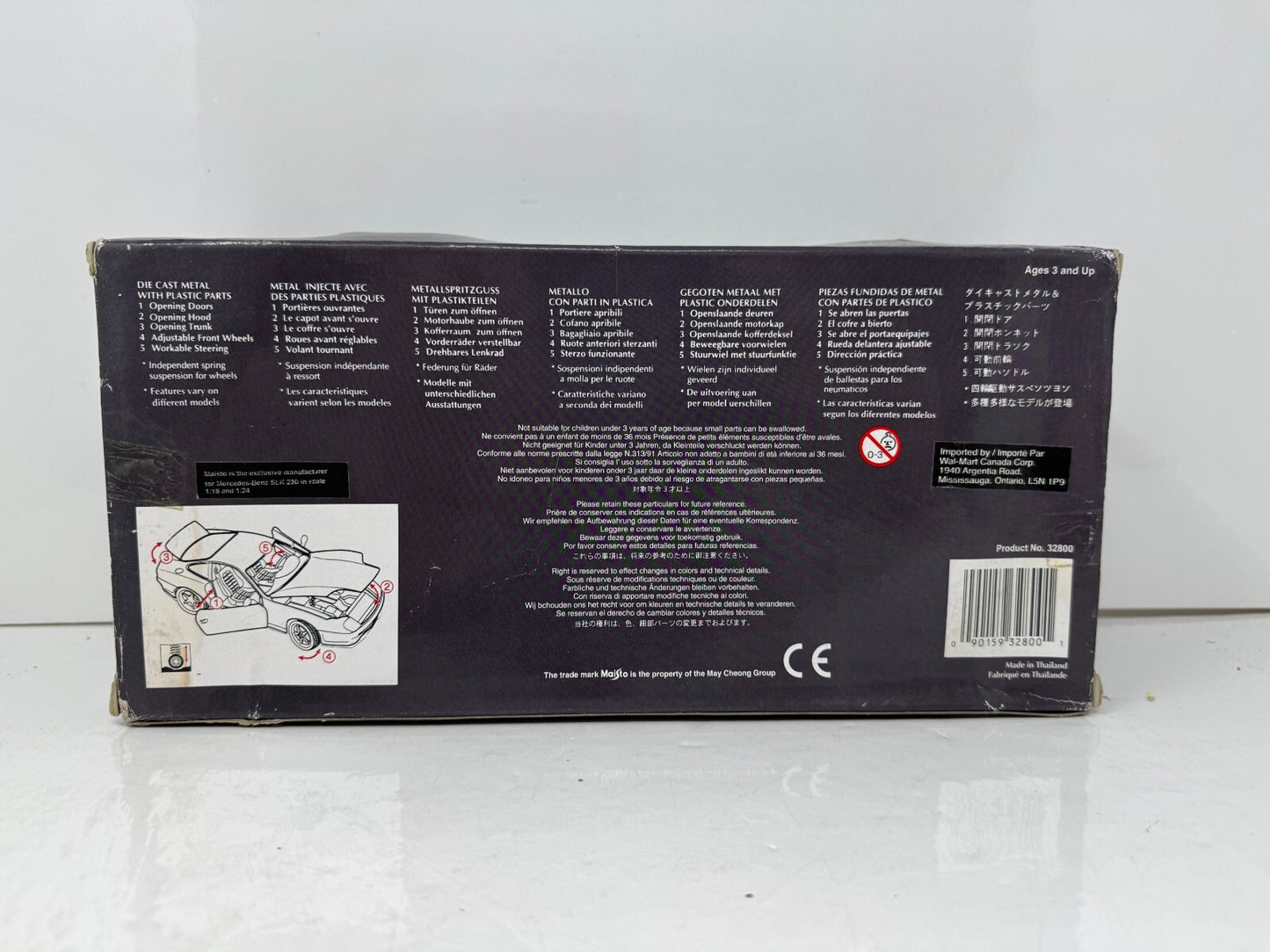 Maisto Mercedes-Benz SLK Silver Series 1:18 Diecast