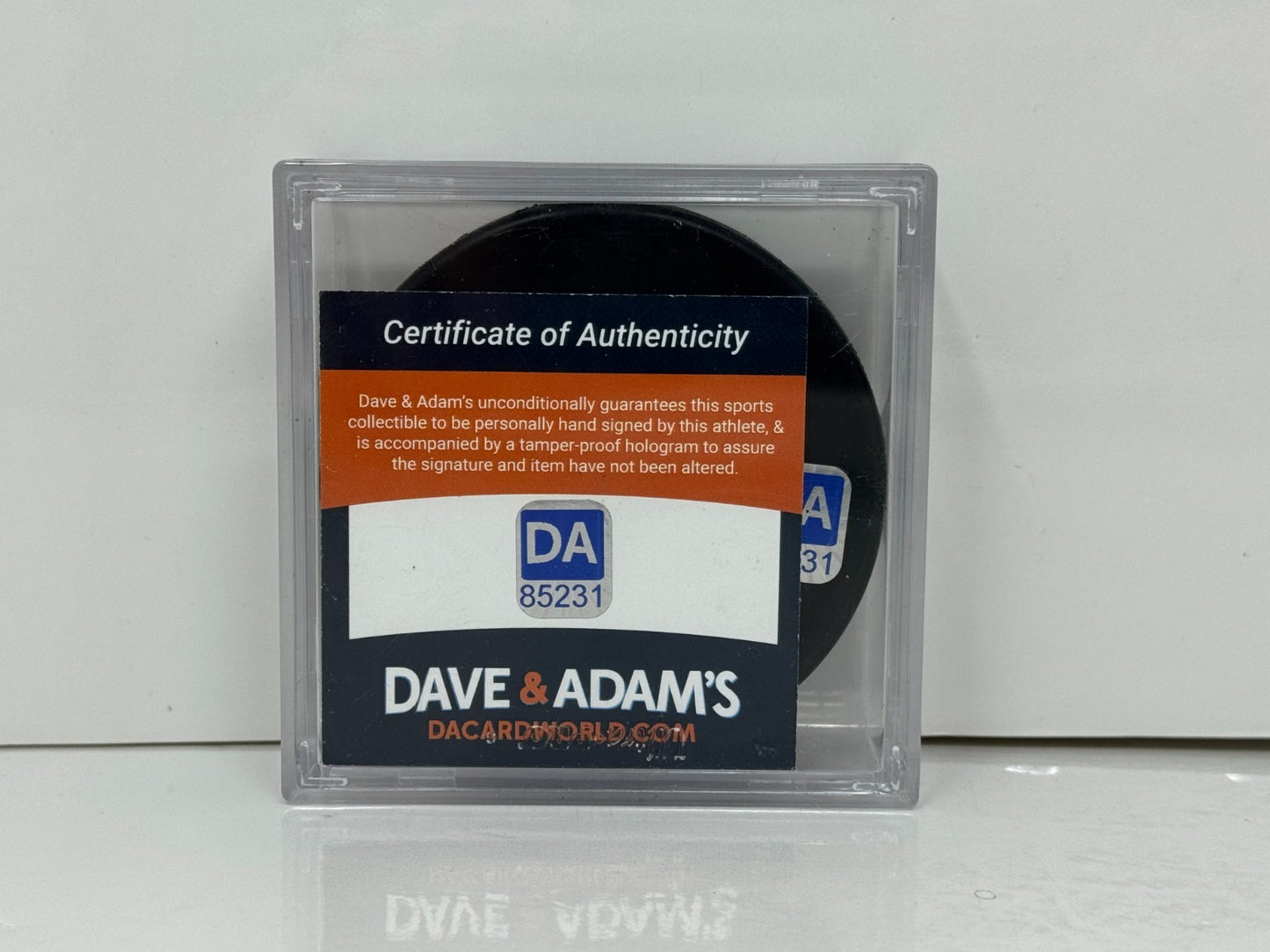 Joe Thornton Toronto Maple Leafs Signed NHL Autograph Puck Silver Auto COA D&A's