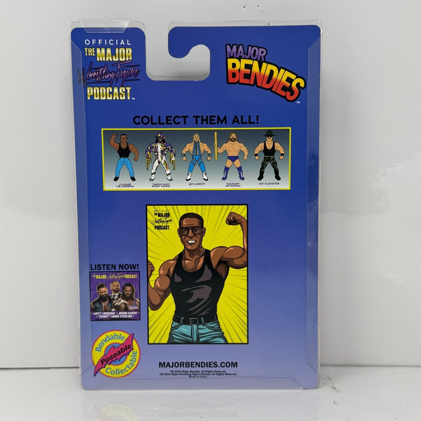 Major Bendies Vladimir The Superfan Wrestling Figure