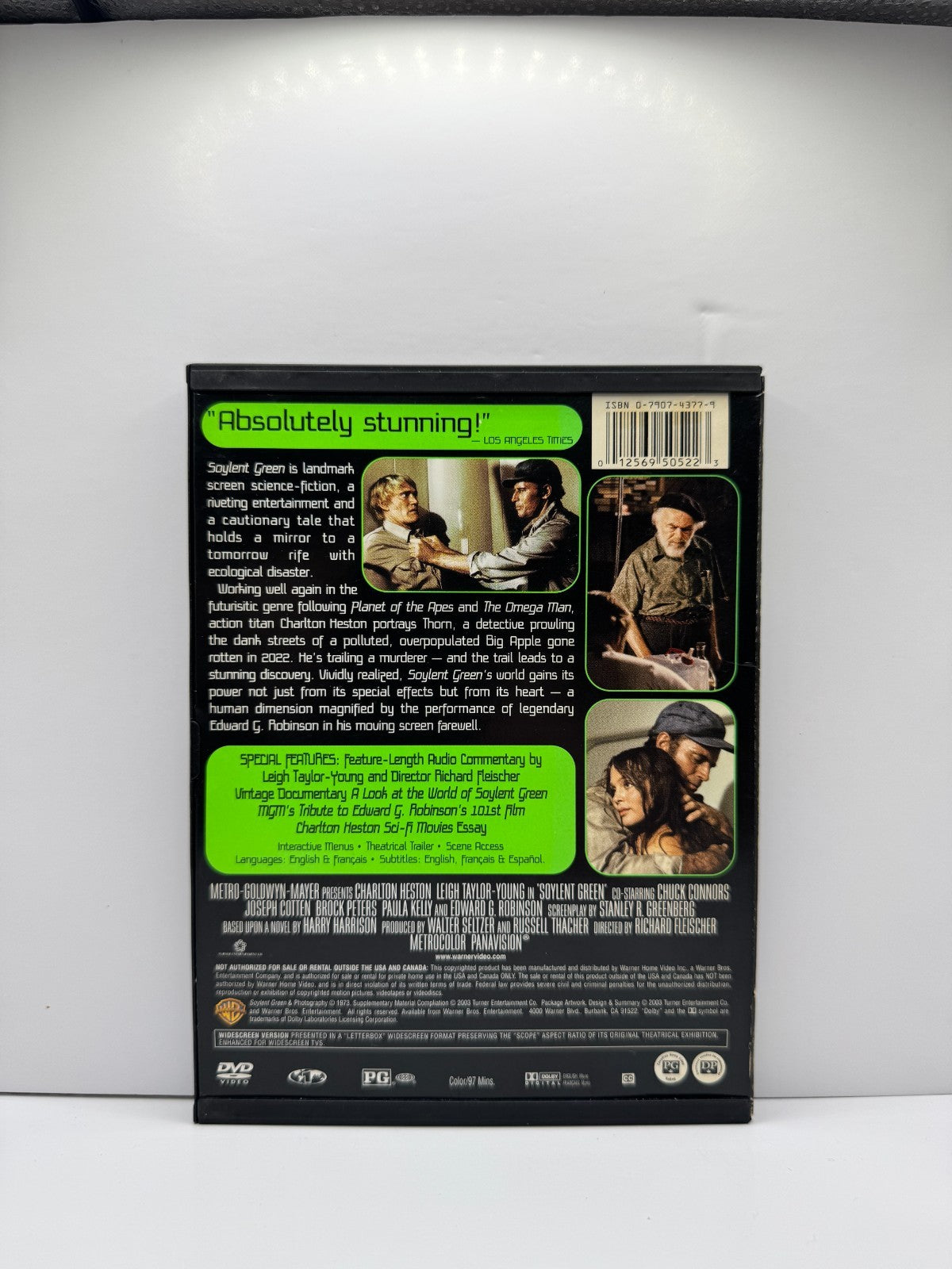 Soylent Green (DVD) Charlton Heston Sci-Fi