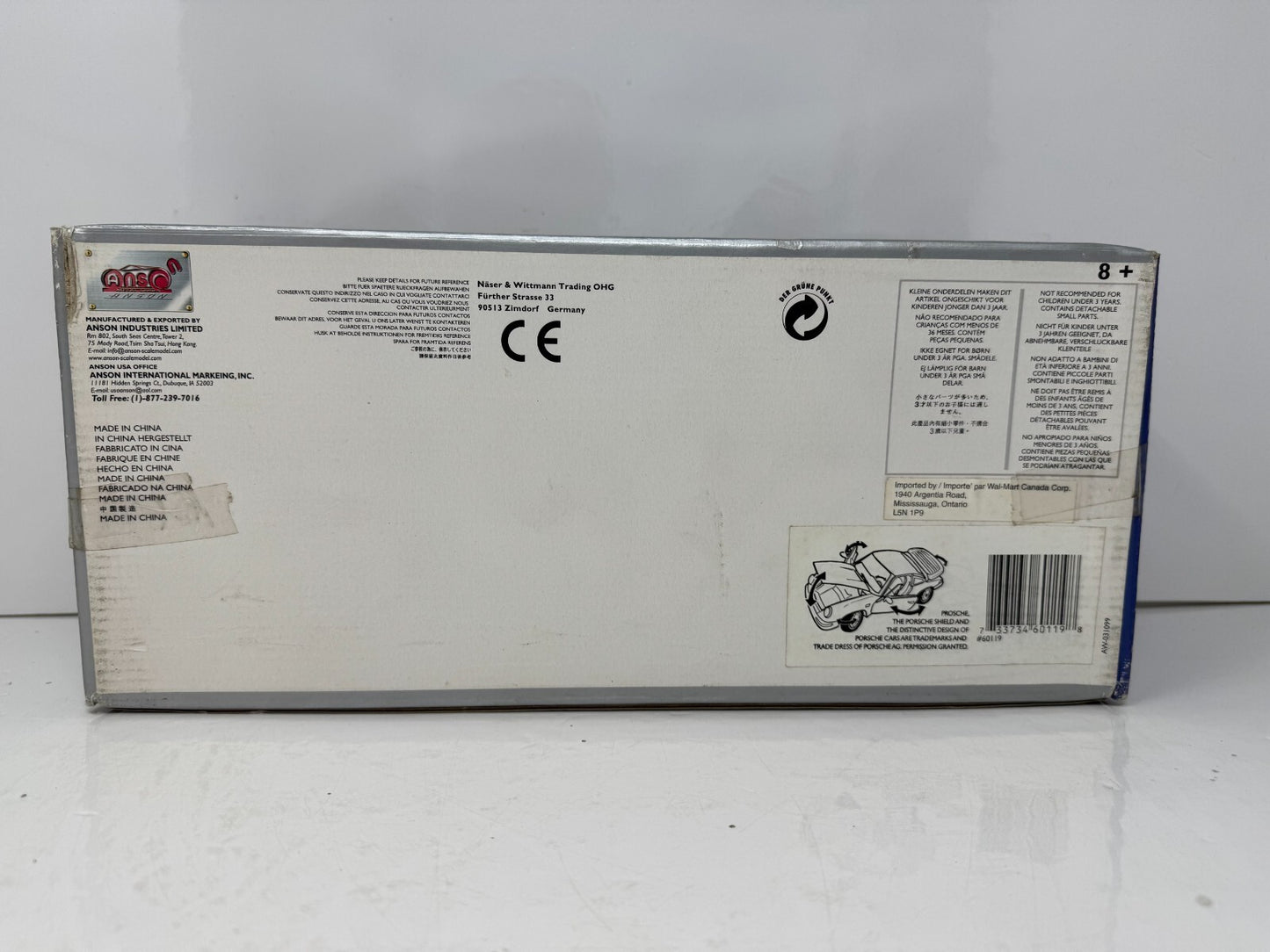 Anson Classic Porsche 911 Turbo 1:18 Diecast