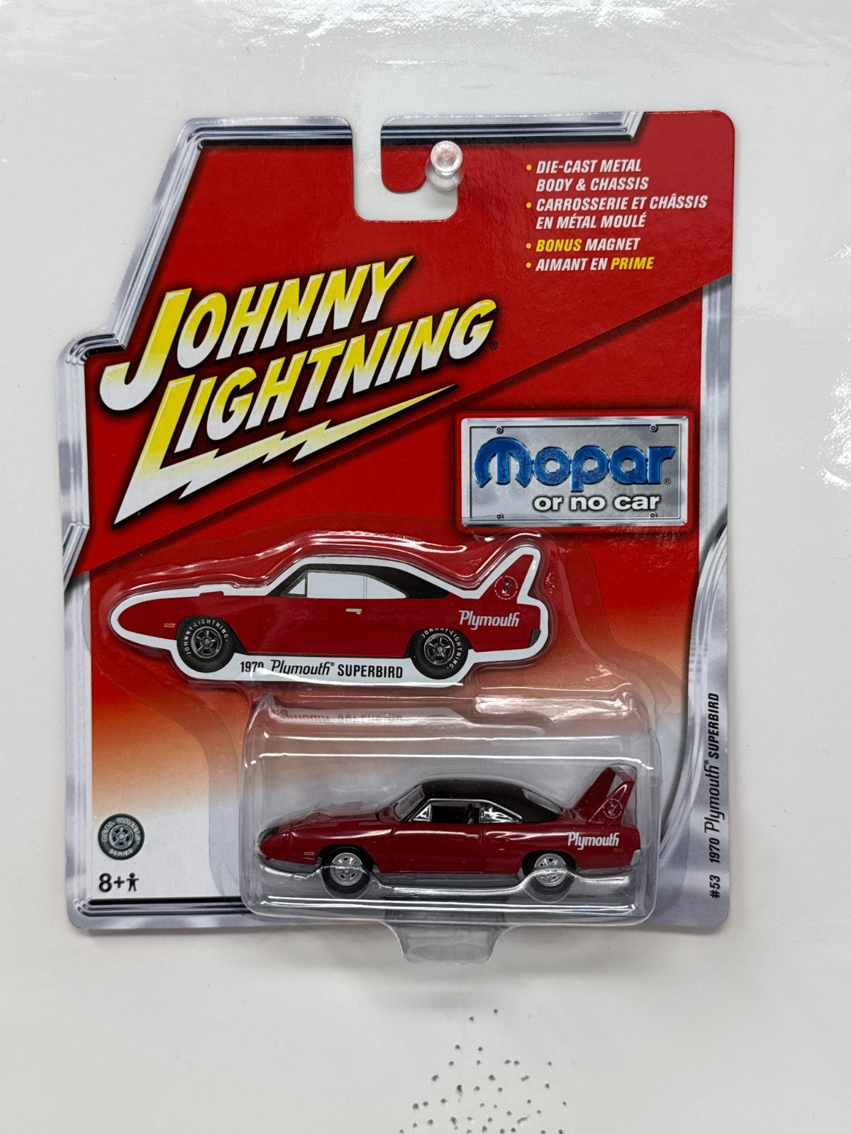 Johnny Lightning Mopar or No Car 1970 Plymouth Superbird 1:64 Diecast