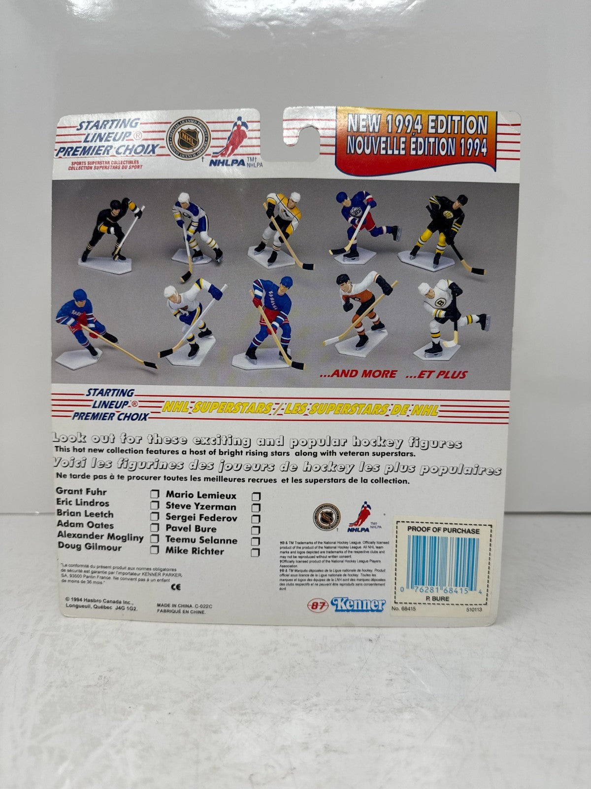 Hasbro Starting Lineup Pavel Bure Vancouver Canucks Hockey Figure