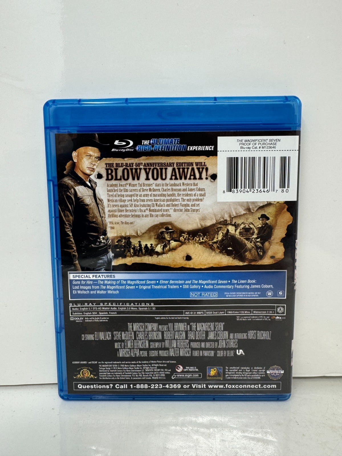 The Magnificent Seven (Blu-ray) Denzel Washington Western