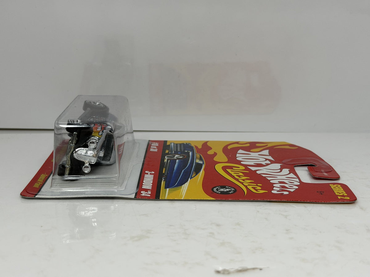 Hot Wheels Classics Series 2 3-Window '34 1:64 Diecast Chrome