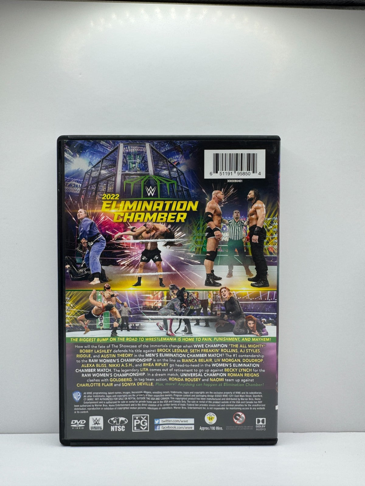 WWE: Elimination Chamber 2022 (DVD) WWE Wrestling