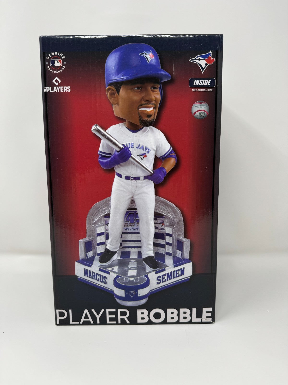 FOCO MLB Toronto Blue Jays Marcus Semien "Single Season HR Record" Bobblehead