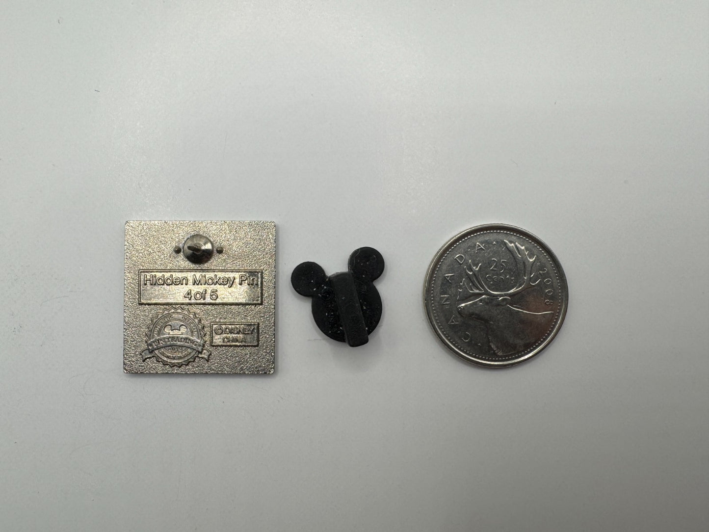 WDW Disney Neon Mickey Mouse Purple Hidden Mickey Trading Pin DC2S1