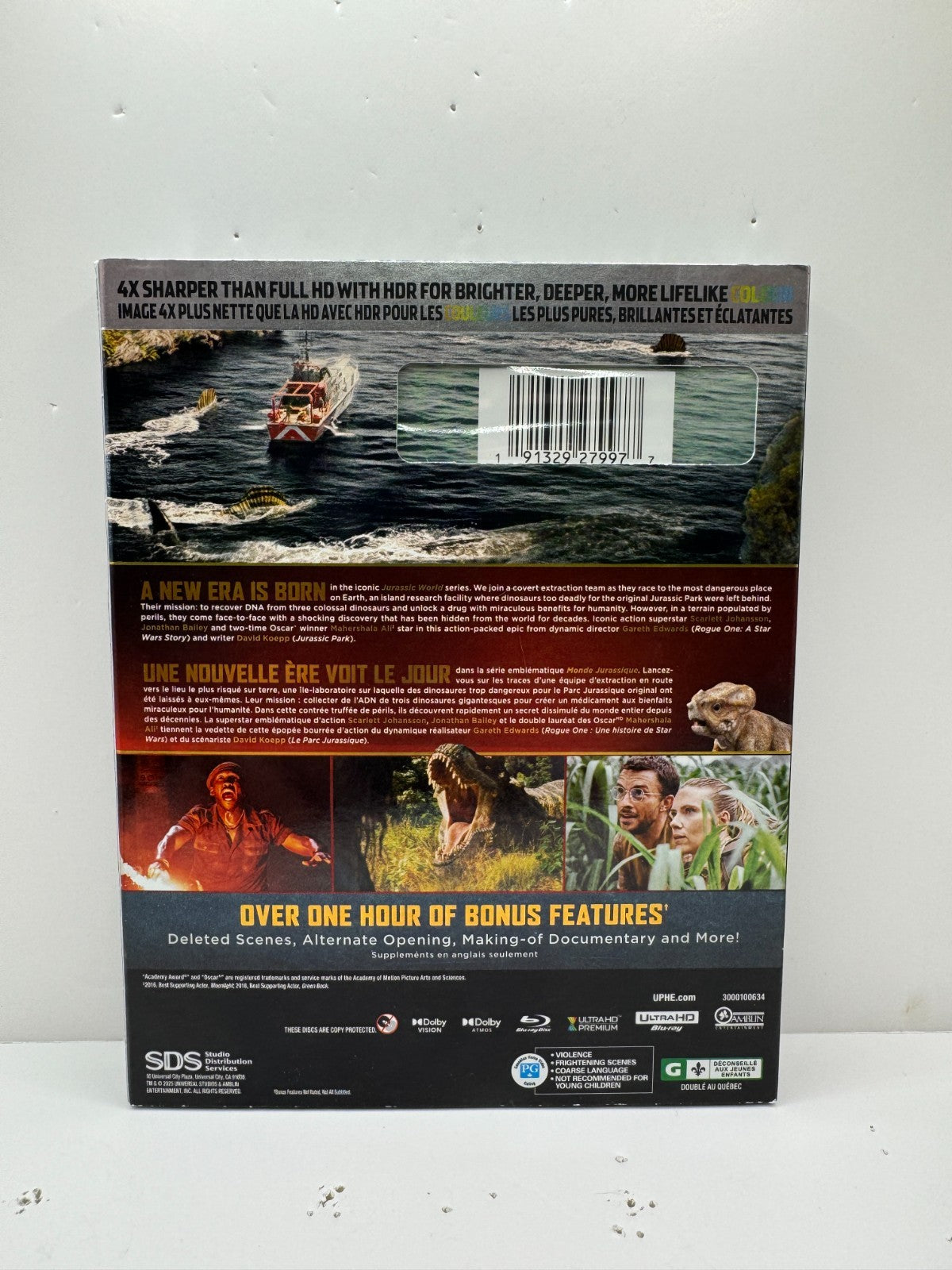 Jurassic World Rebirth (4K UHD Blu-ray) Chris Pratt Sci-Fi Action New & Sealed!!