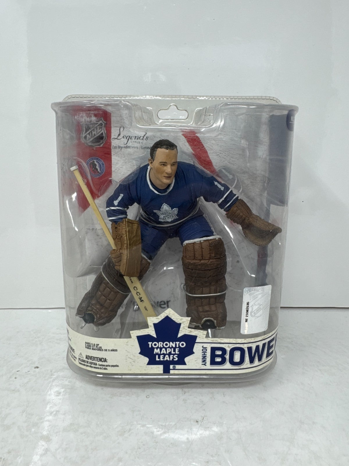 McFarlane NHL Legends Series 6 Johnny Bower Toronto Maple Leafs Action Figure
