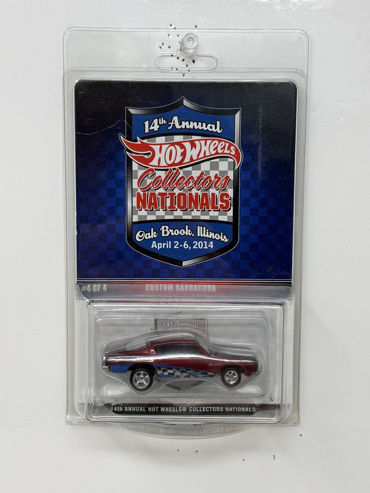 Hot Wheels 2014 14th Collectors Nationals Custom Barracuda 1:64 Diecast 311/1200