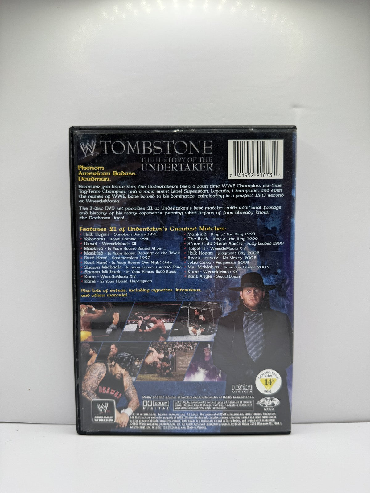 WWE Tombstone: The History of the Undertaker (DVD) WWE Wrestling