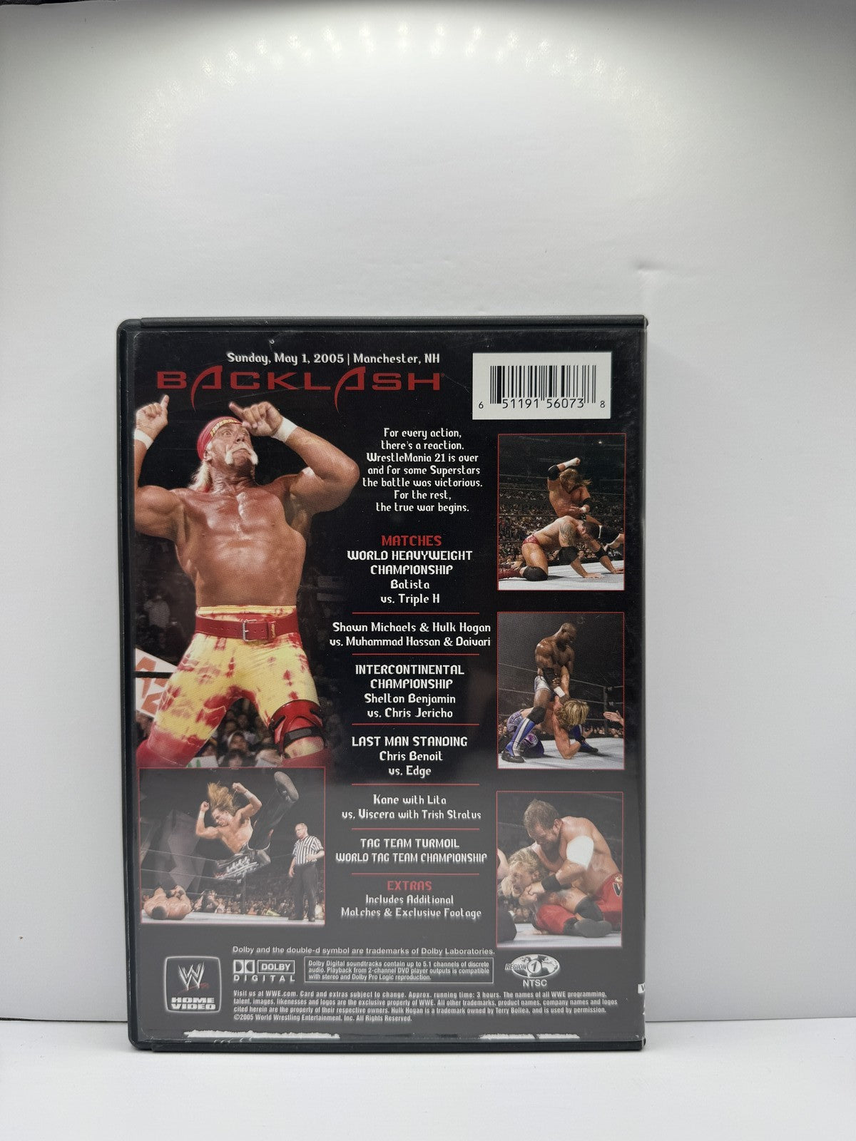 WWE Backlash 2005 (DVD) WWE Wrestling