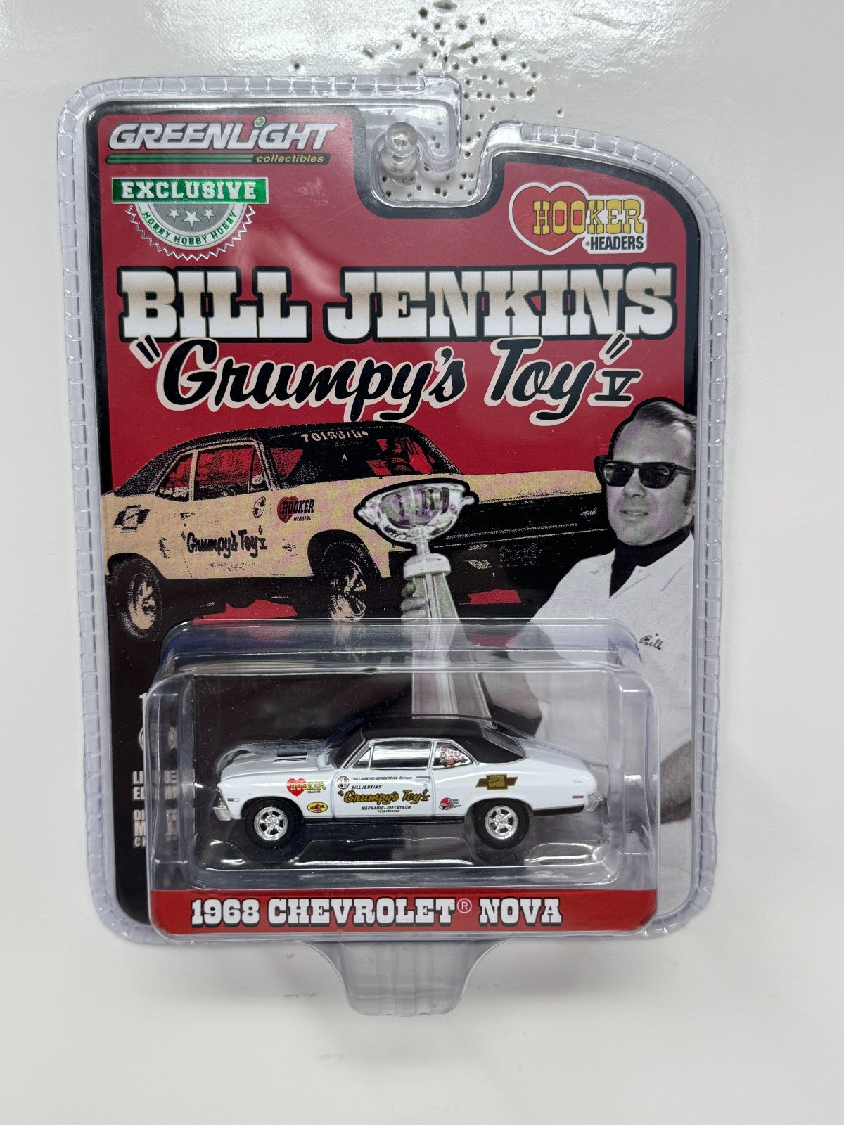 Greenlight 1968 Chevrolet Nova Bill Jenkins Grumpy's Toy V 1:64 Diecast