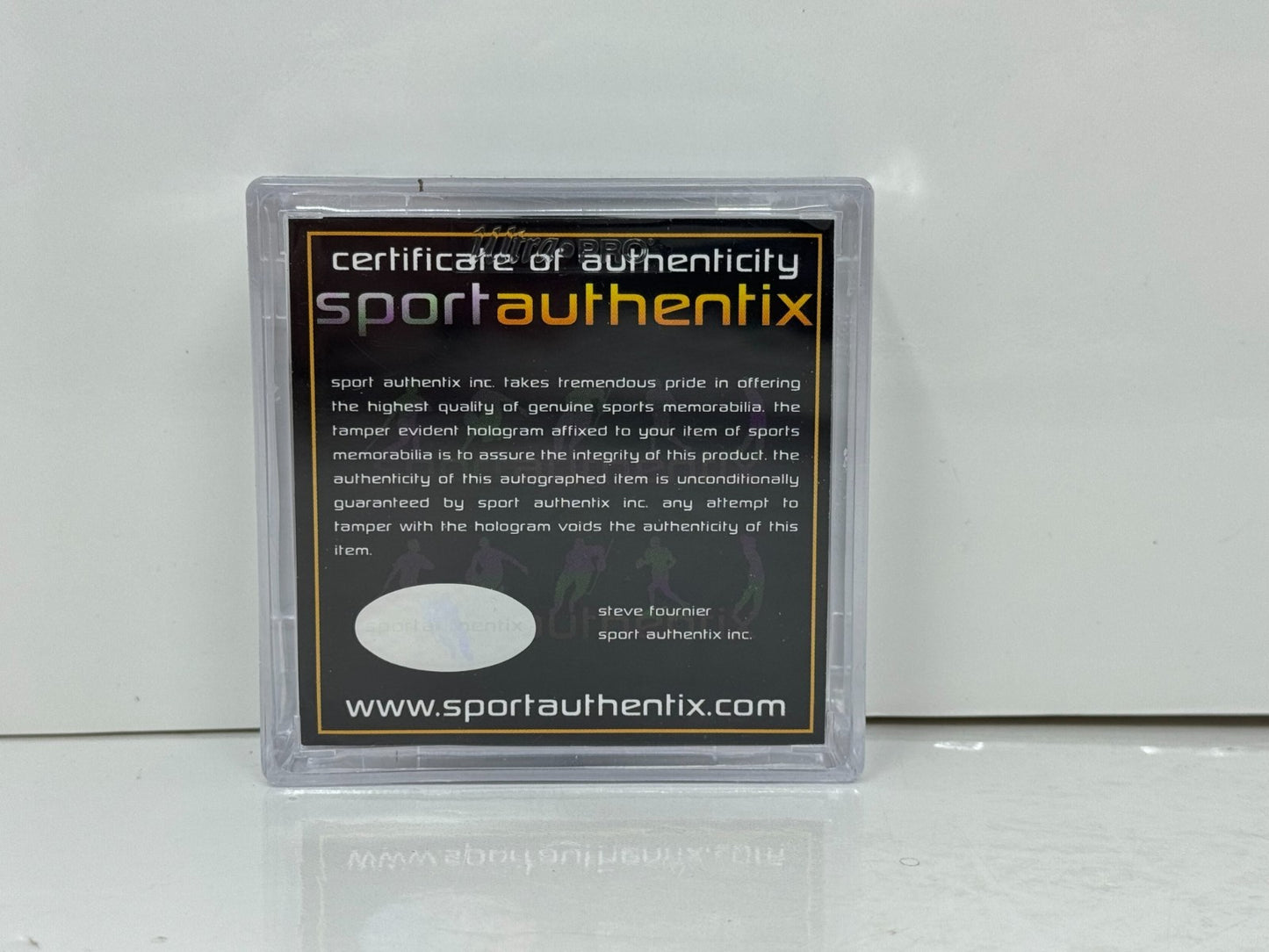 Felix Potvin Toronto Maple Leafs Signed NHL Autograph Puck Silver Auto