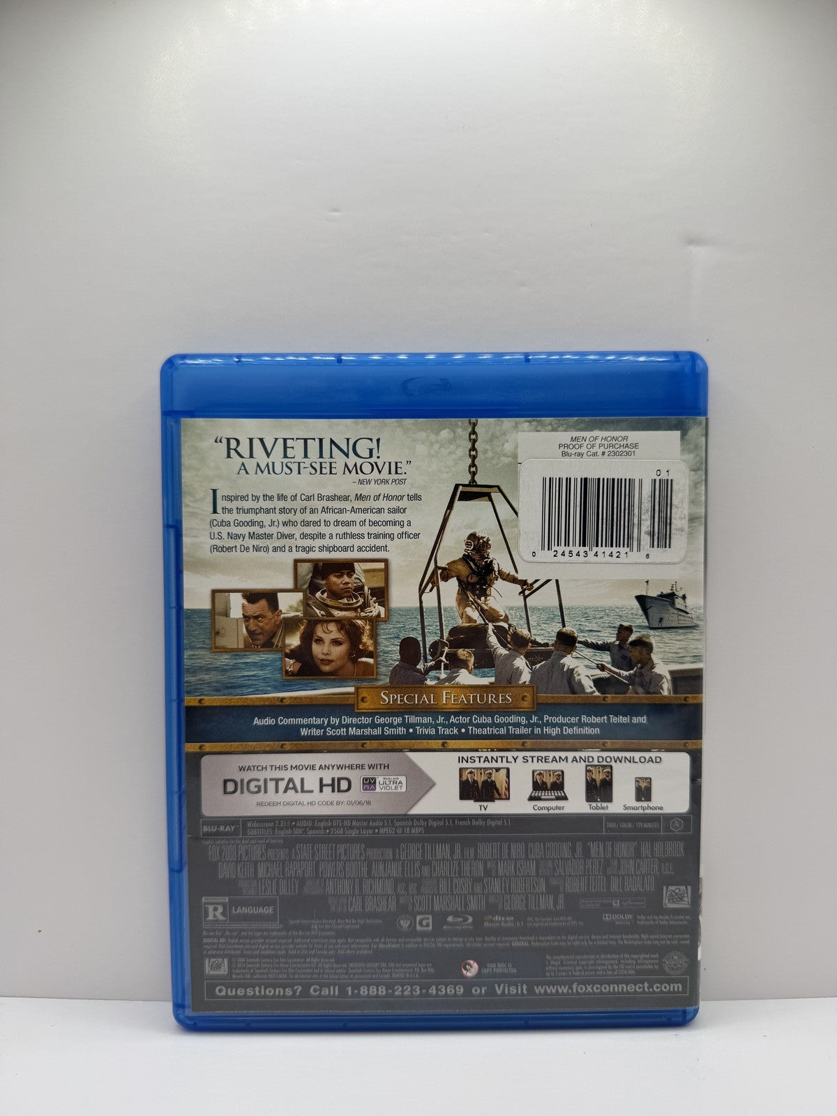 Men of Honor (Blu-ray) Robert De Niro Drama